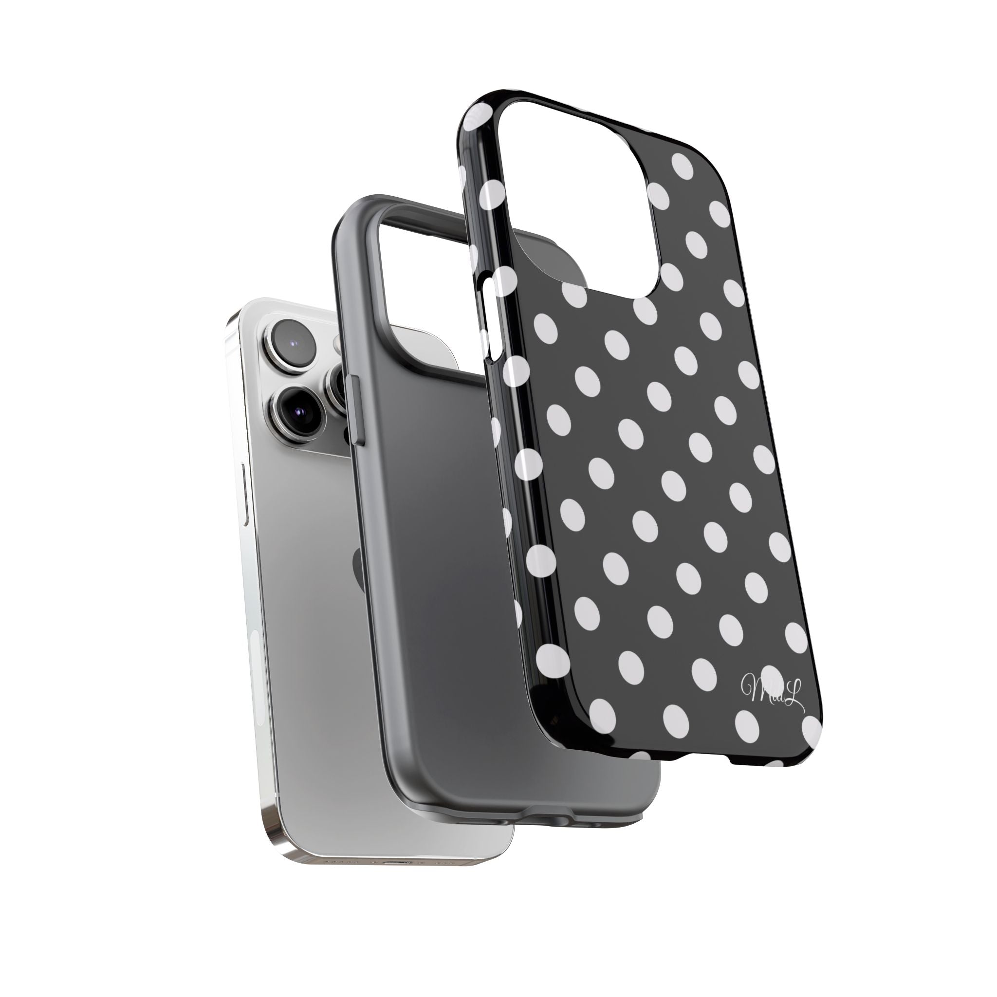 Polka Dots | White and Black - Mare di Luna