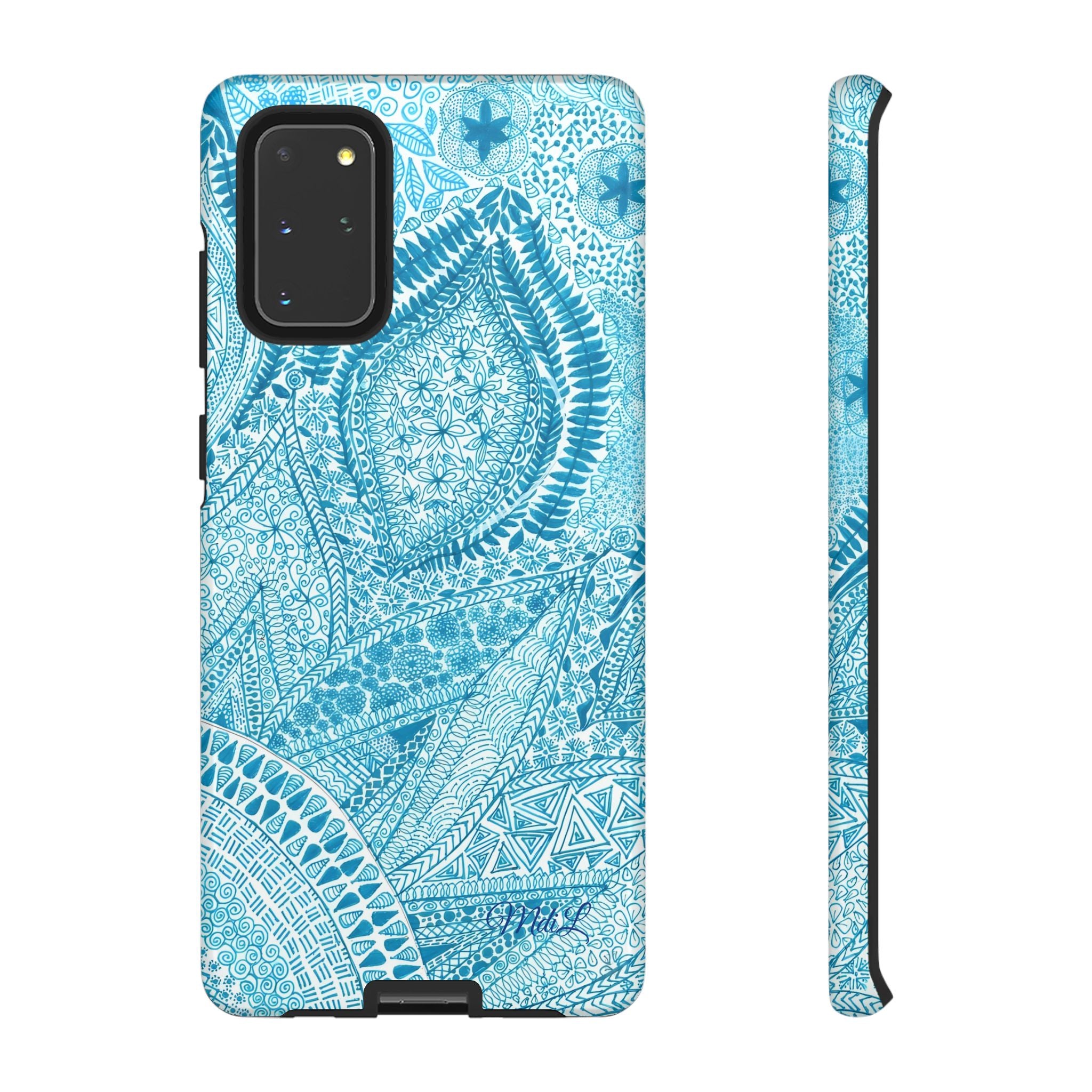 Teal Paisley