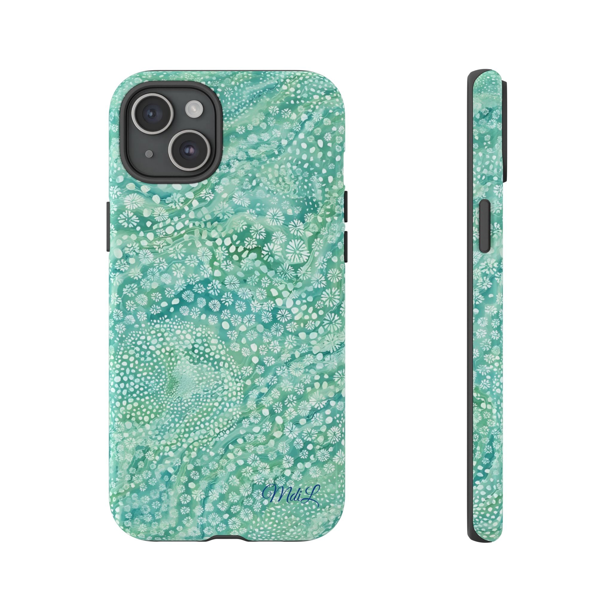 Teal Florals