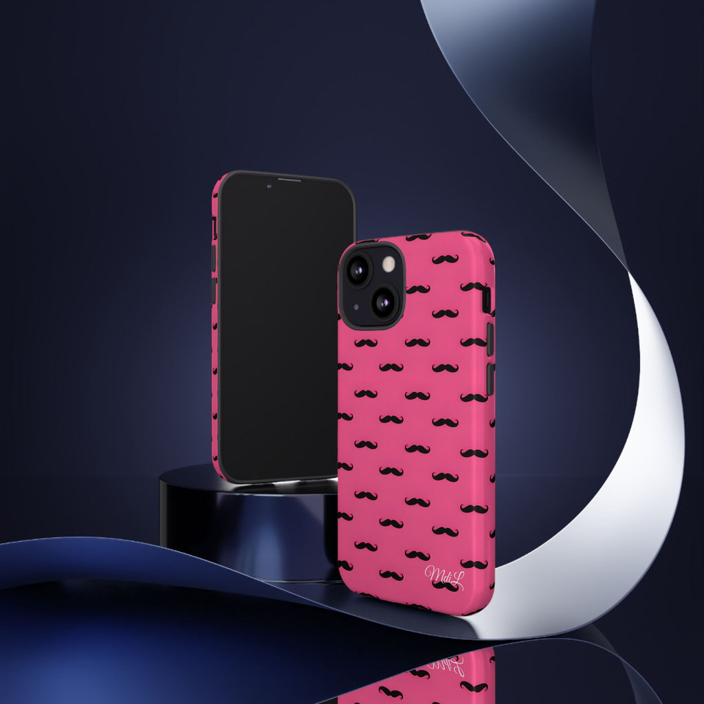 Pink Moustache iPhone Case