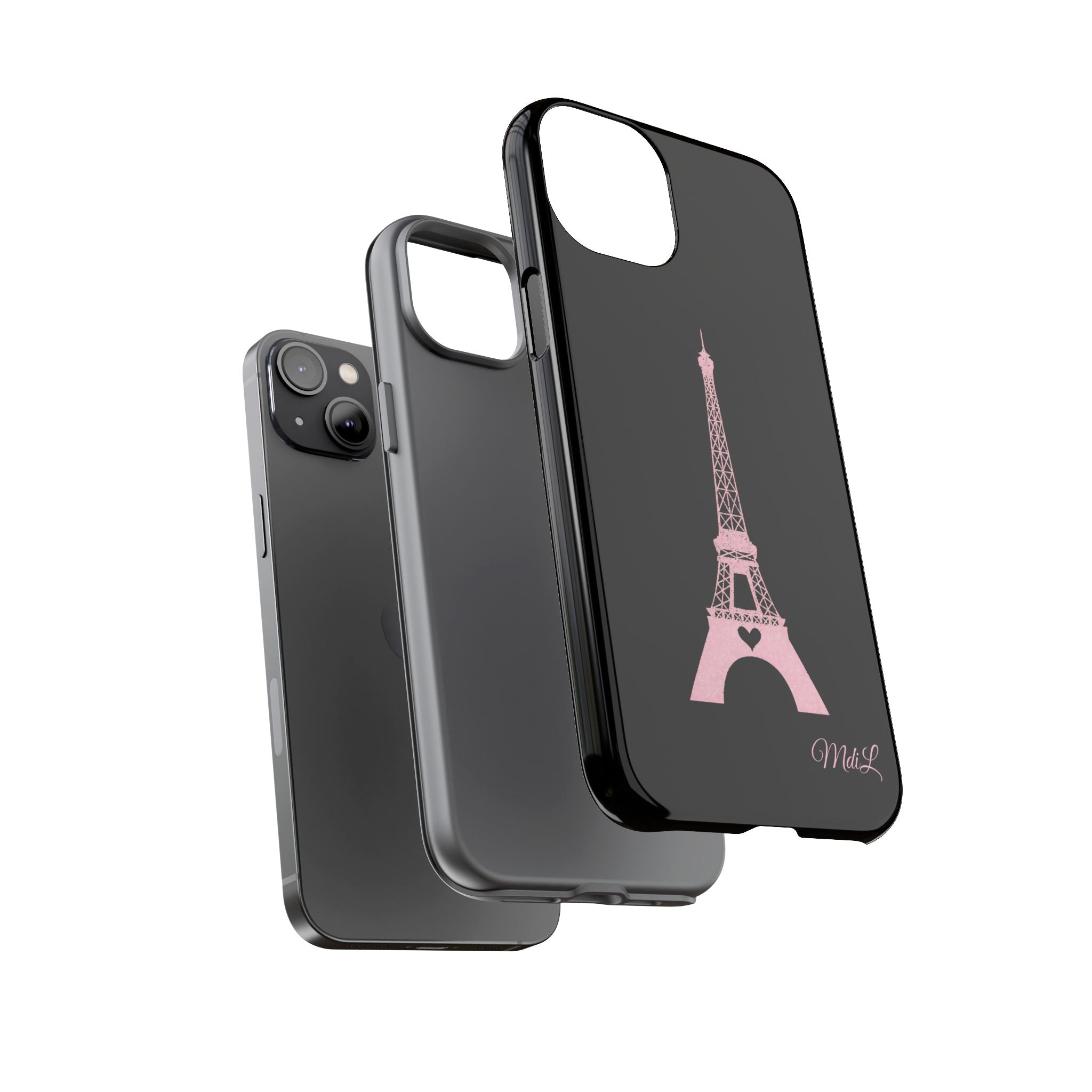 Eiffel Tower | Pink & Black - Mare di Luna