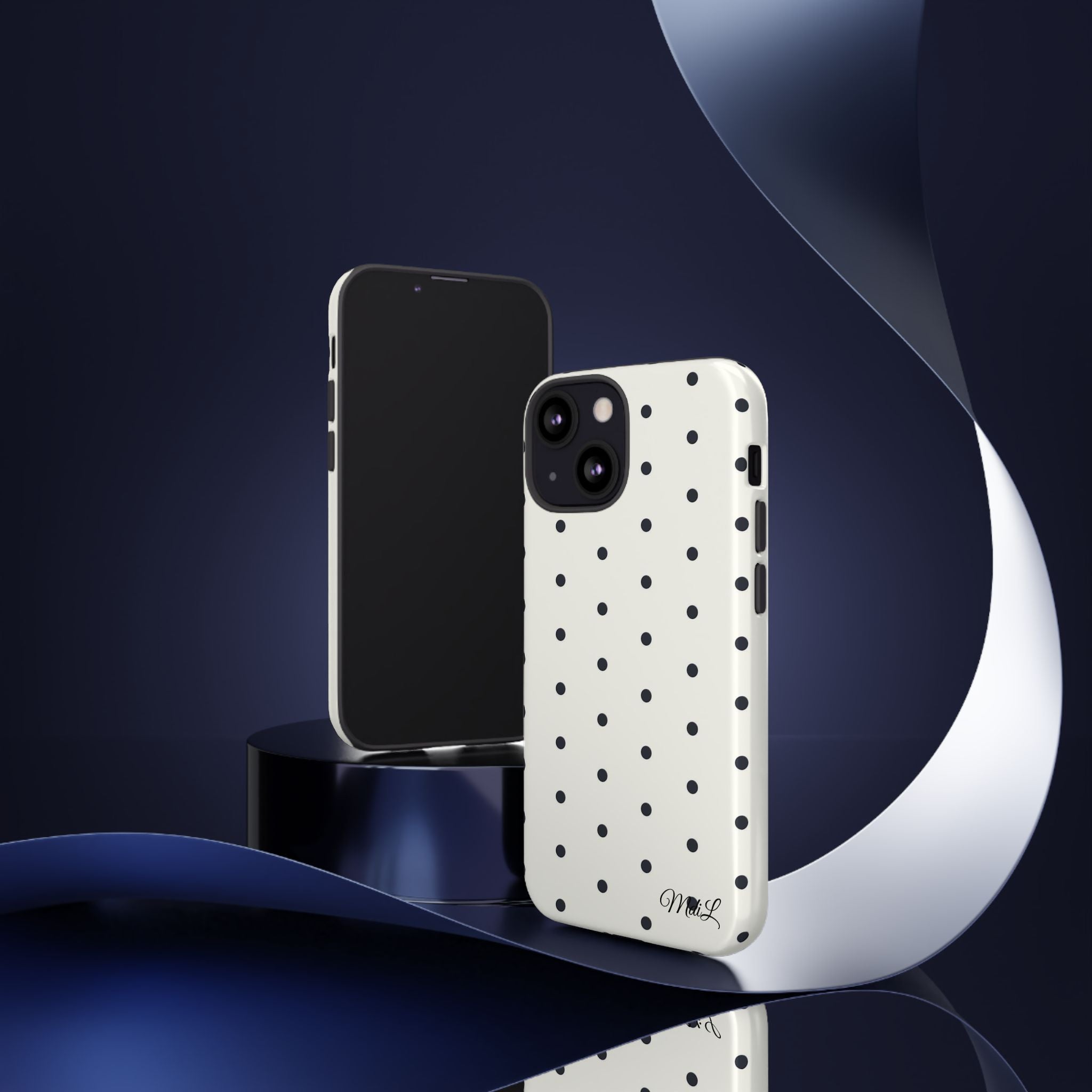 Polka Dots | Black and White - Mare di Luna