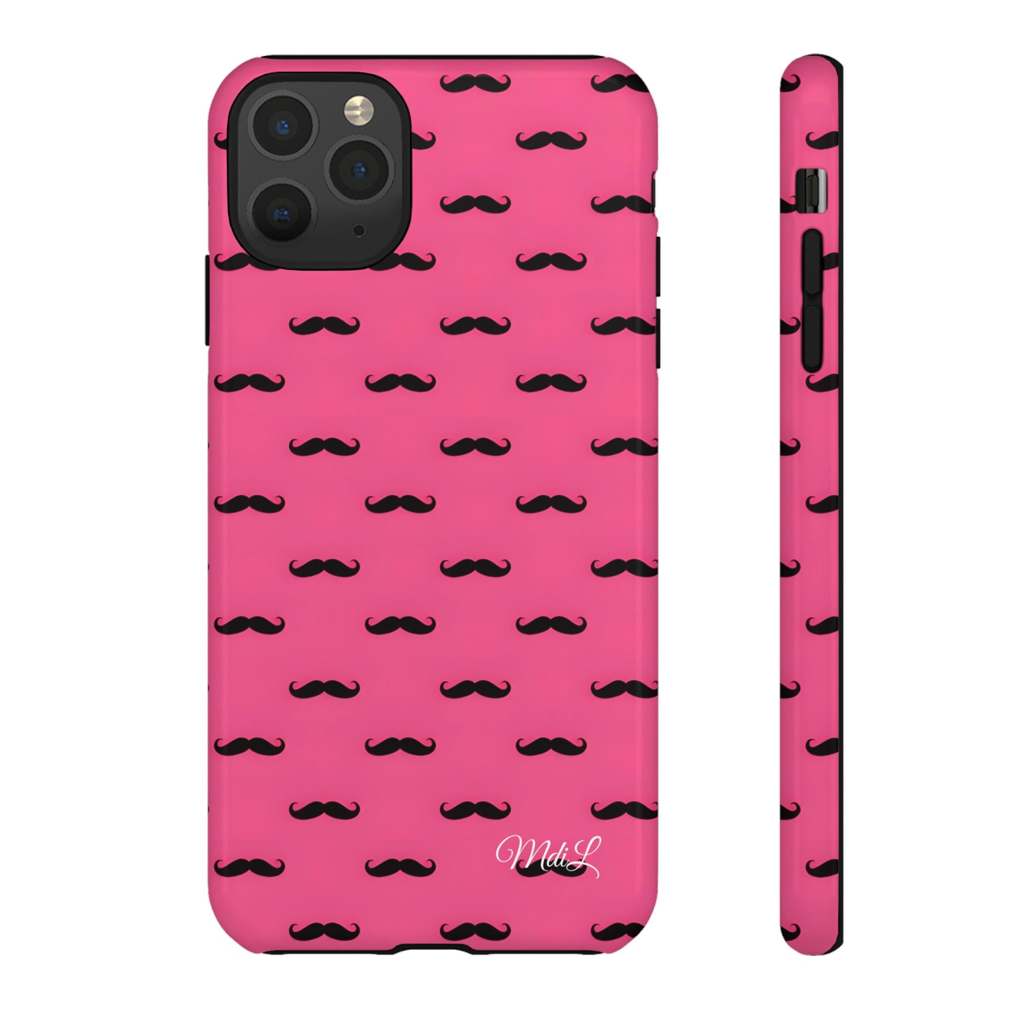 Pink Moustache iPhone Case