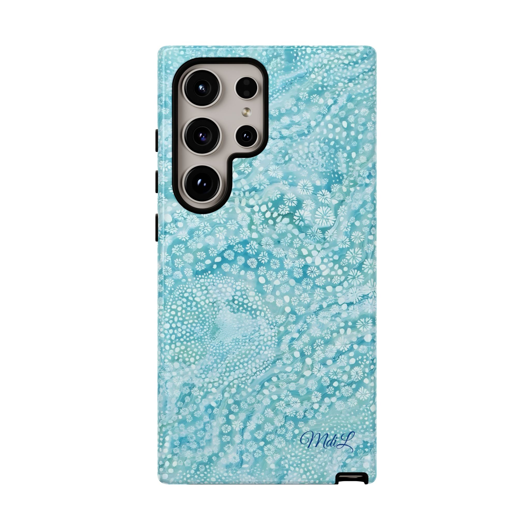 Teal Florals