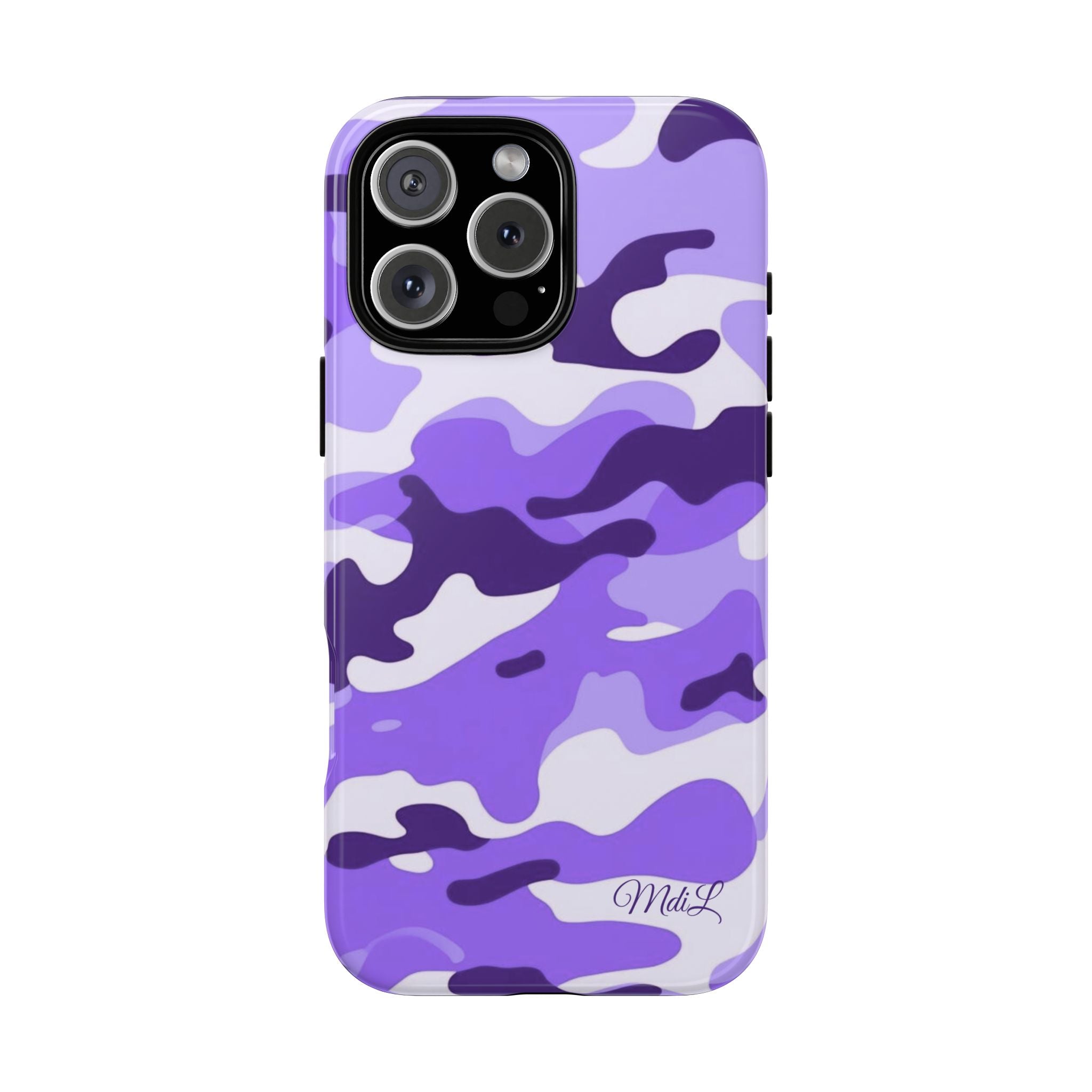Purple Camo iPhone Case
