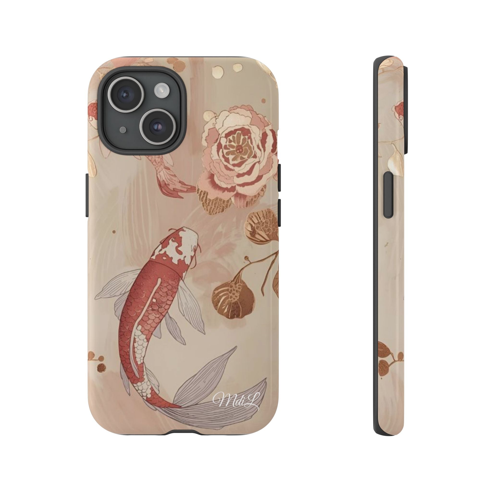 Rosy Koi Pond iPhone Case