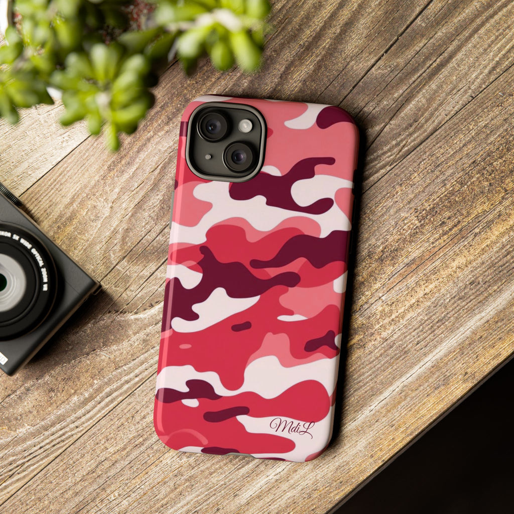 Red Camo iPhone Case