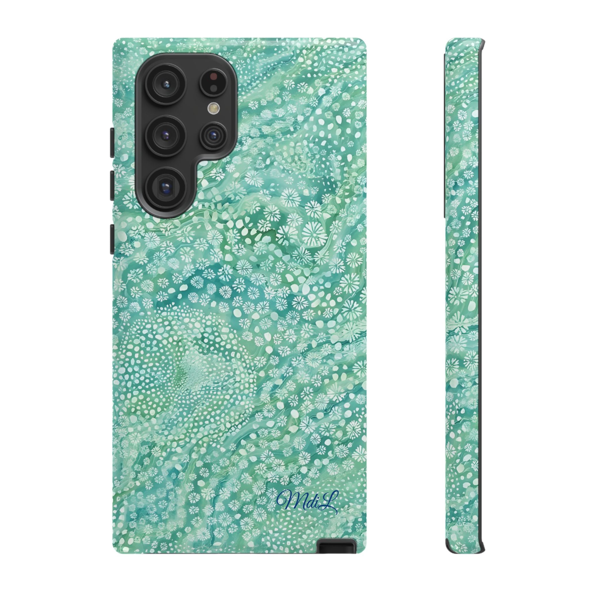 Teal Florals