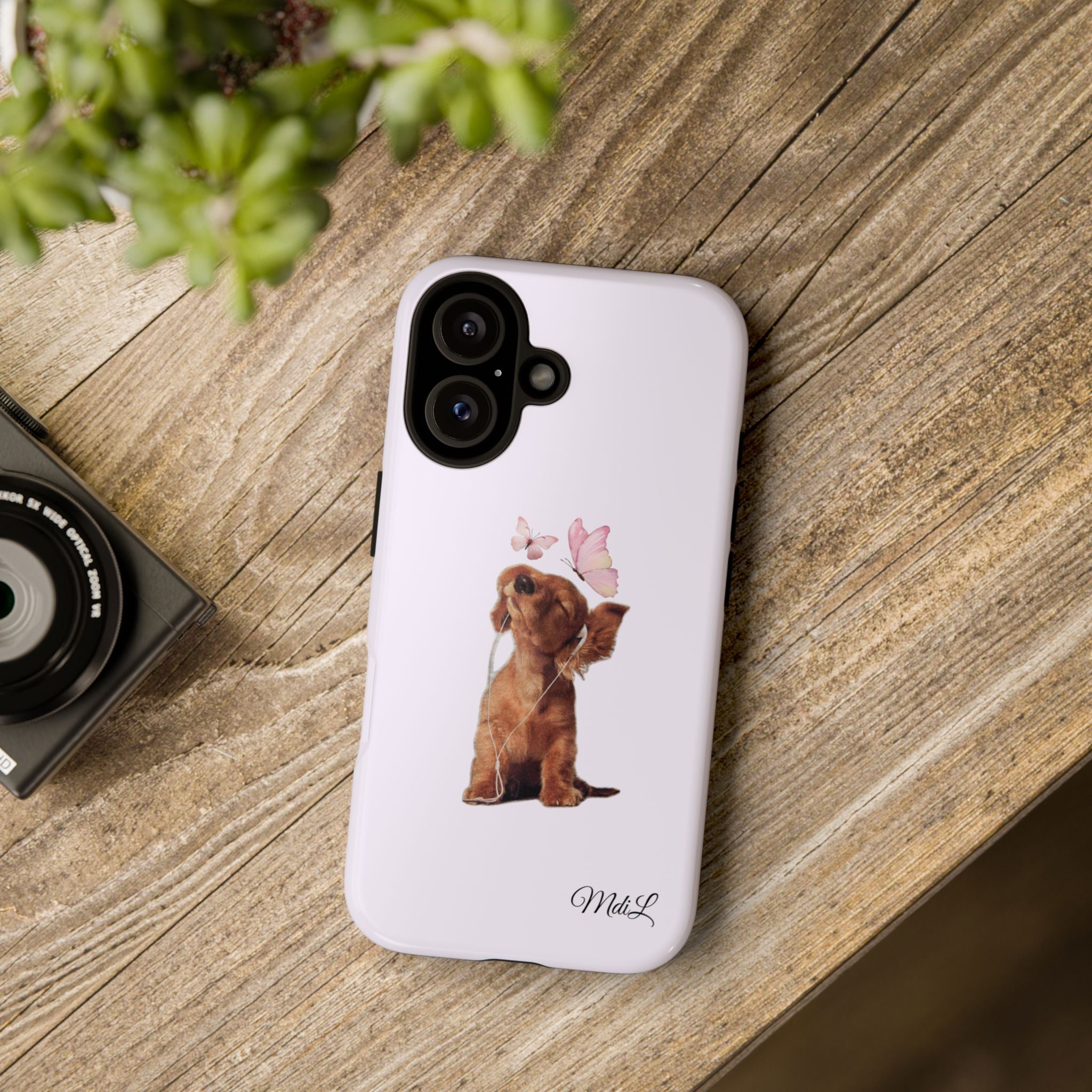 Puppy | Purple Butterflies