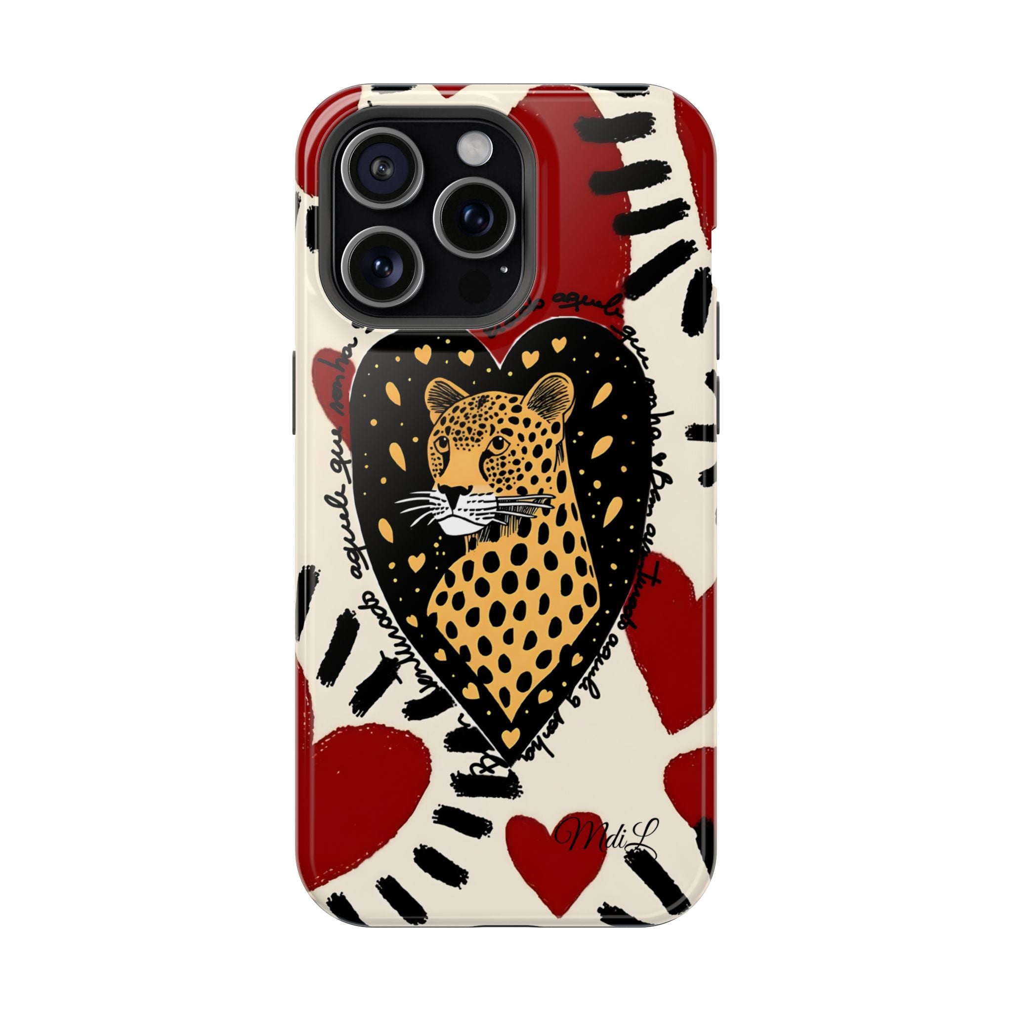 Leopard Hearts MagSafe