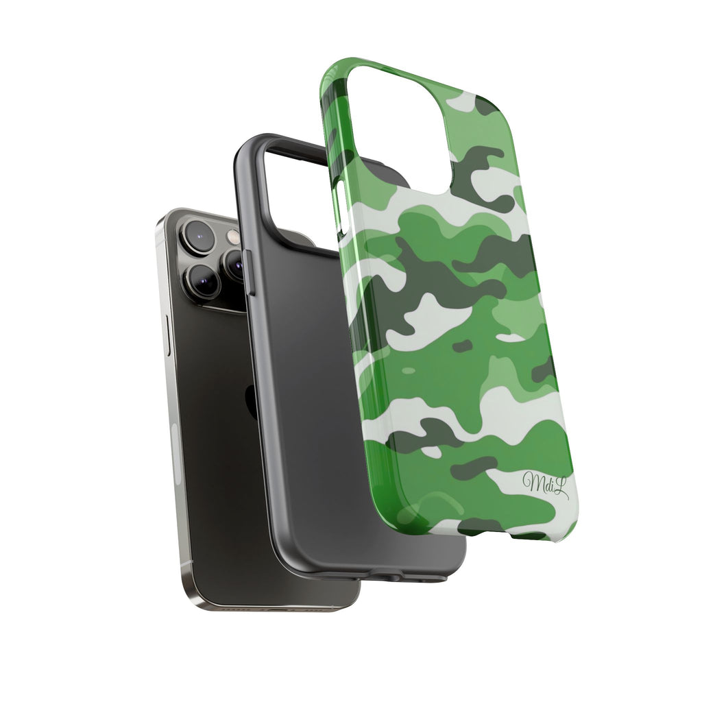 Green Camo iPhone Case