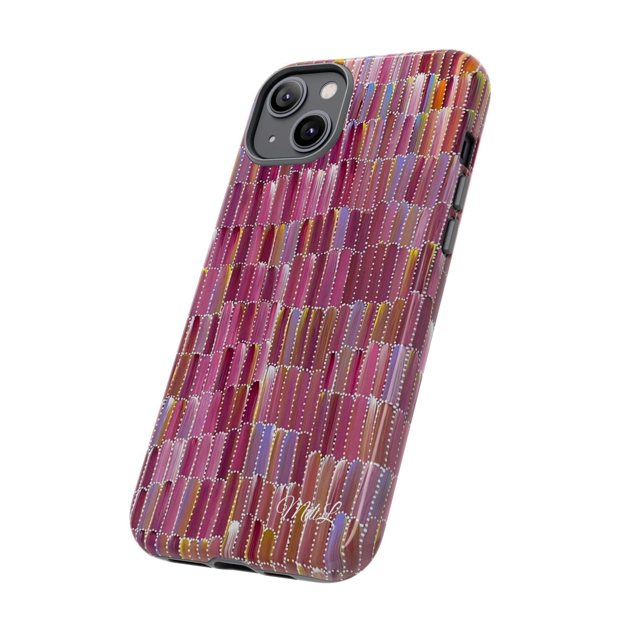 Watercolor Diamonds | Pink and Red - Mare di Luna