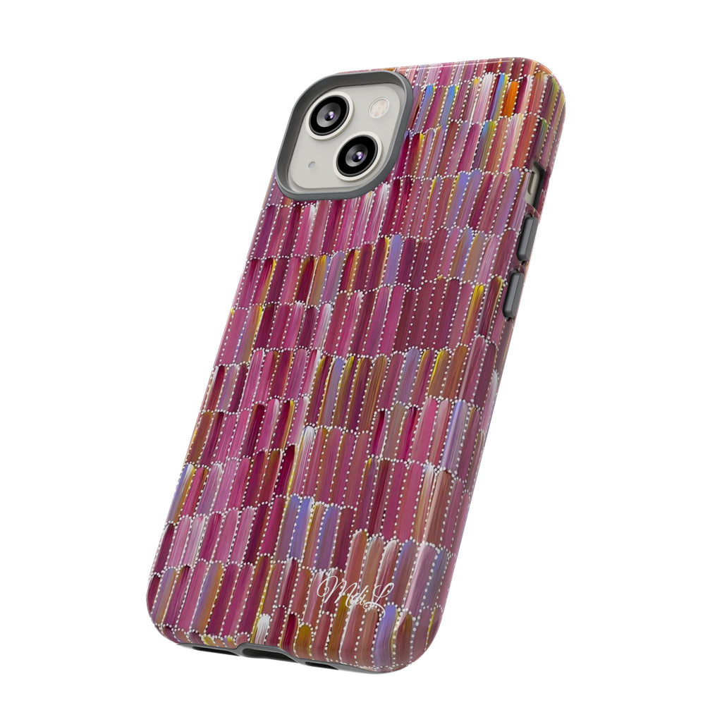 Watercolor Diamonds | Pink and Red - Mare di Luna