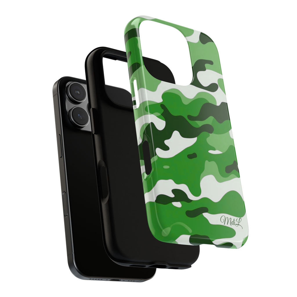 Green Camo iPhone Case