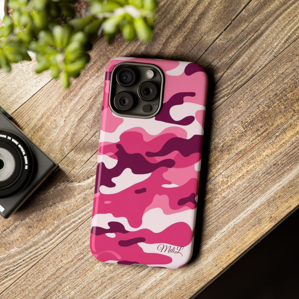 Pink Camo iPhone Case