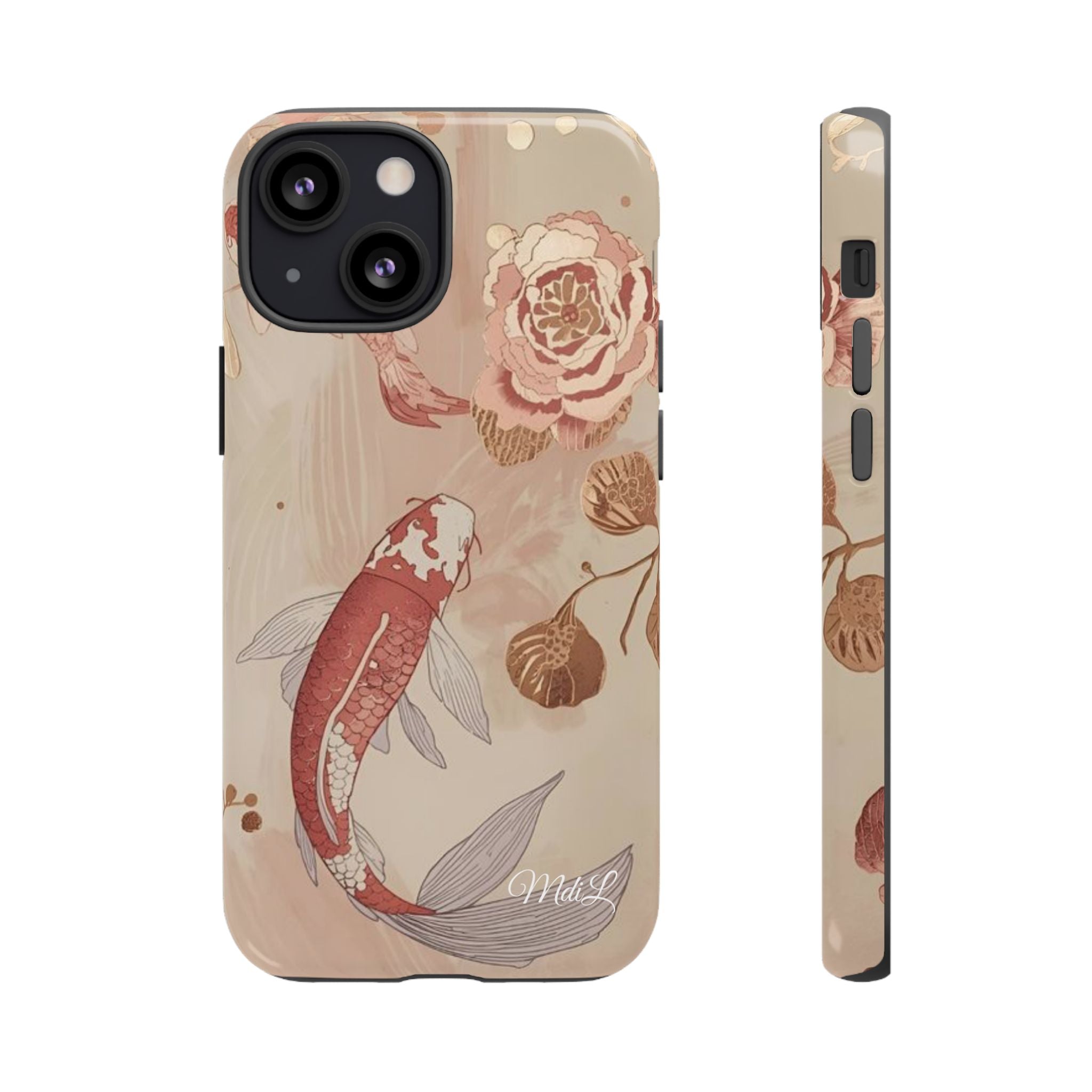 Rosy Koi Pond iPhone Case