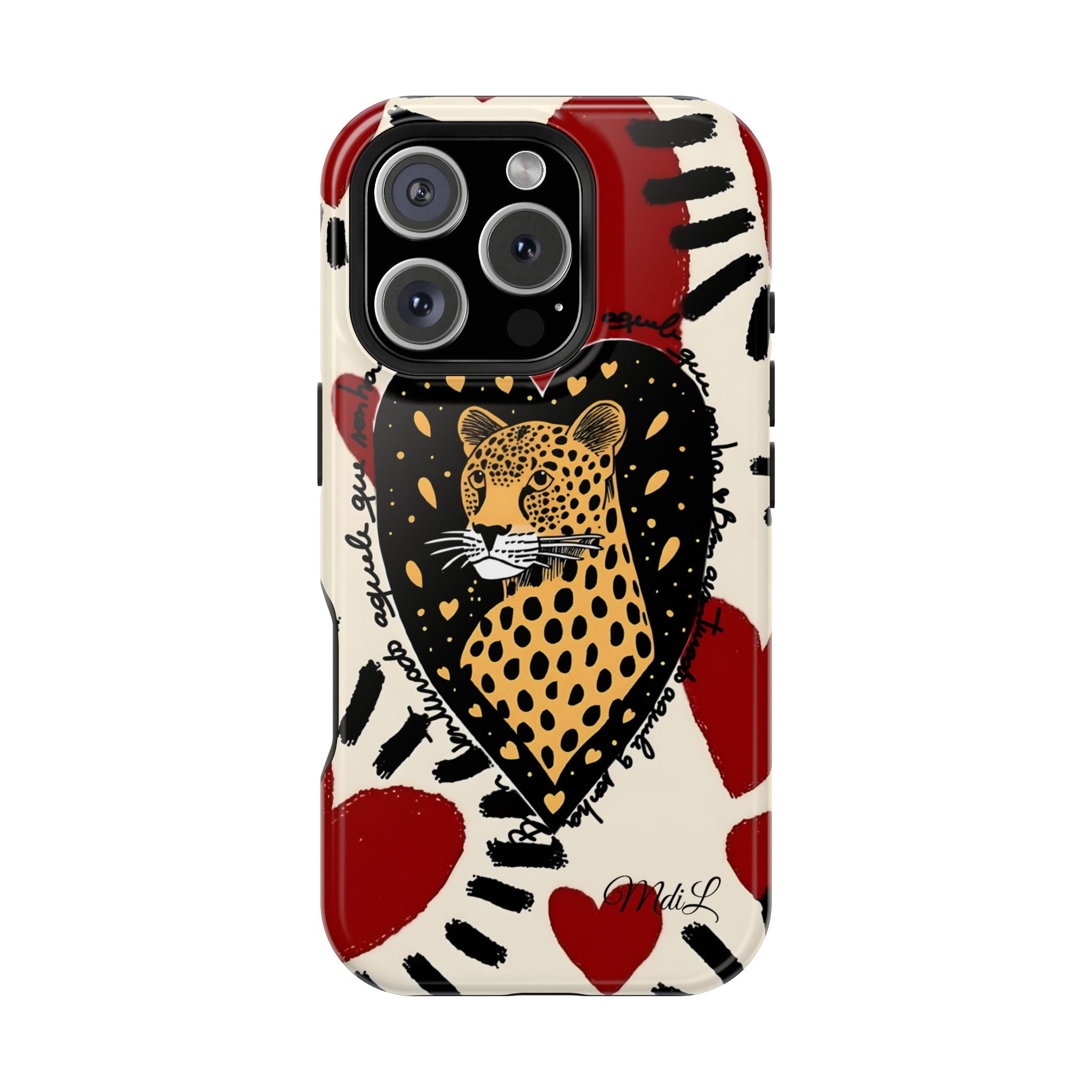 Leopard Hearts MagSafe