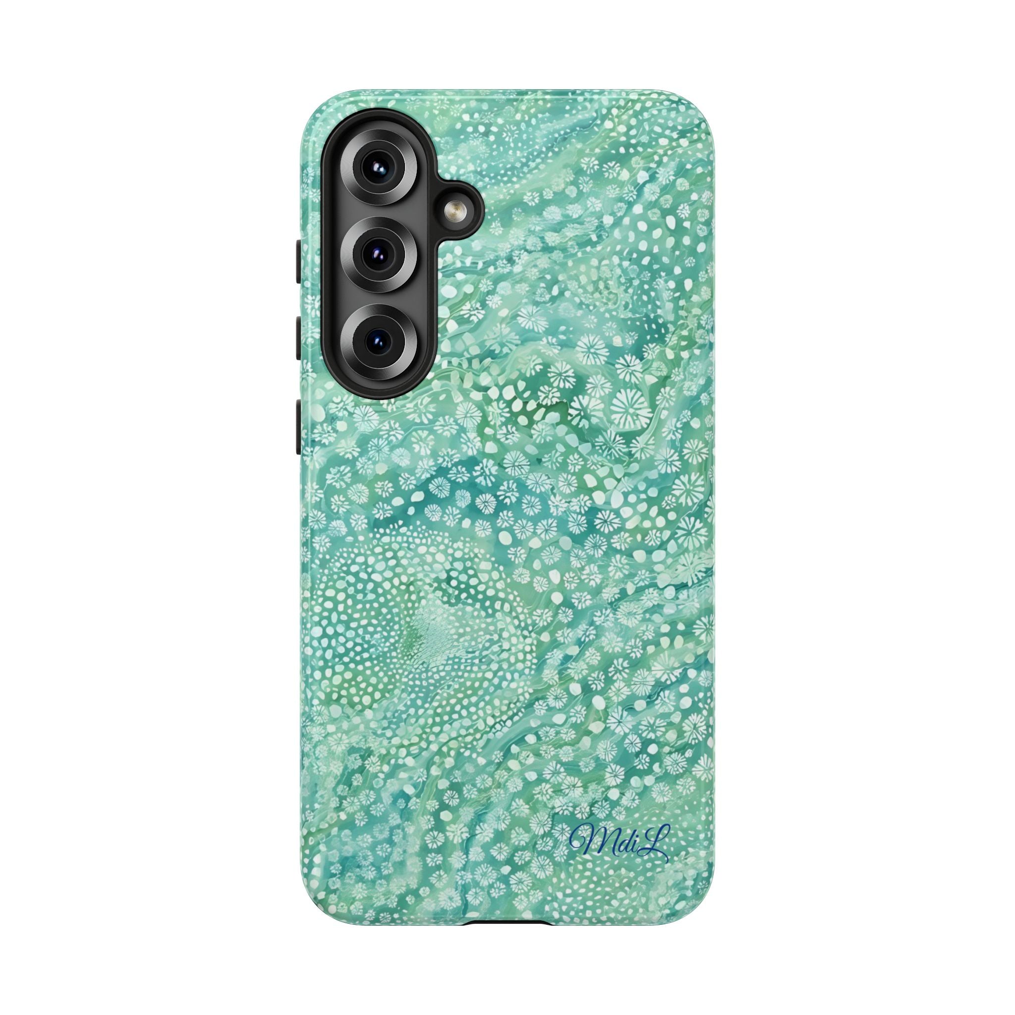 Teal Florals