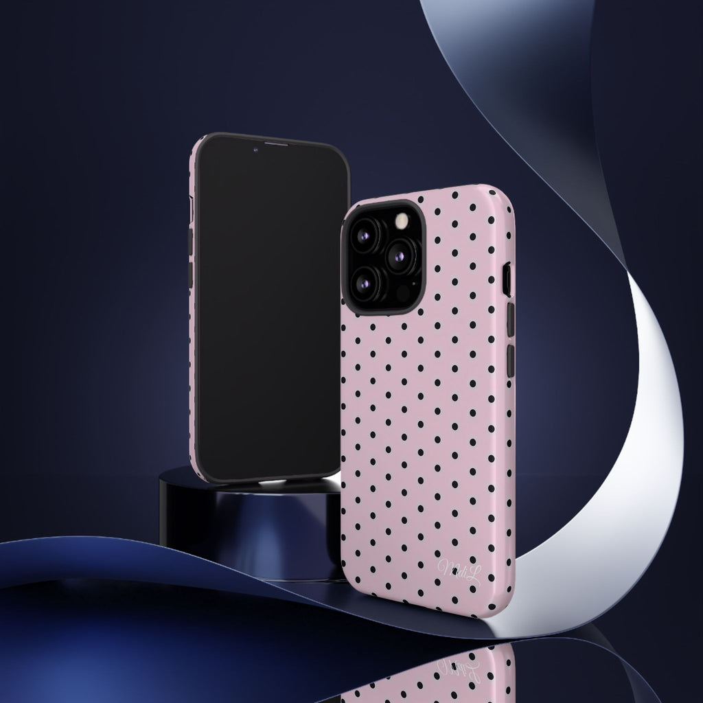 Polka Dots | Pink and Black - Mare di Luna