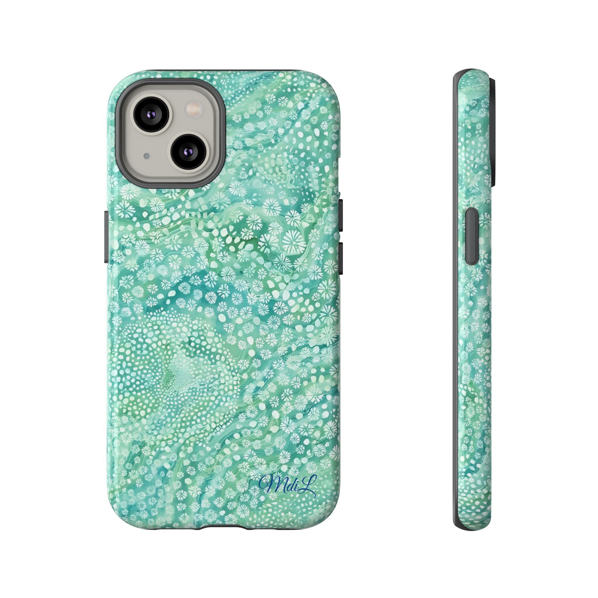 Teal Florals
