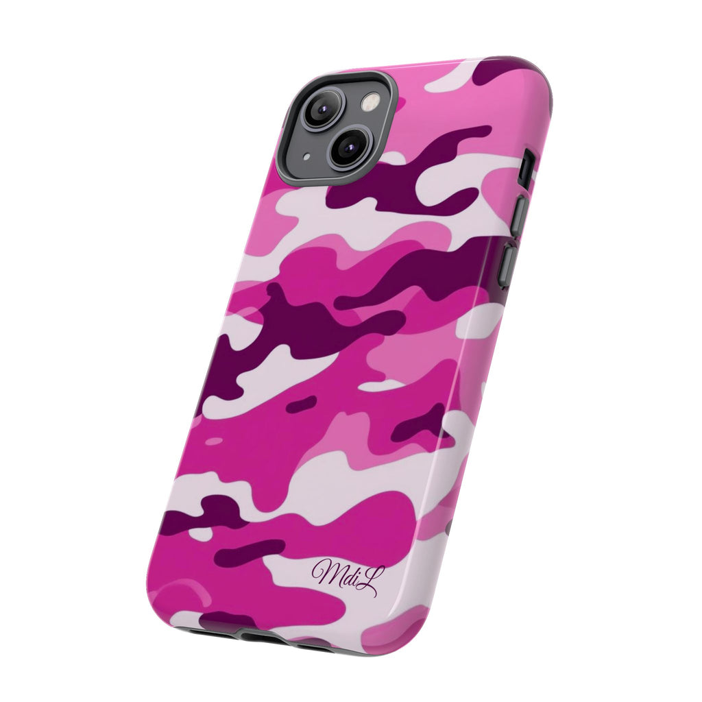 Magenta Camo iPhone Case