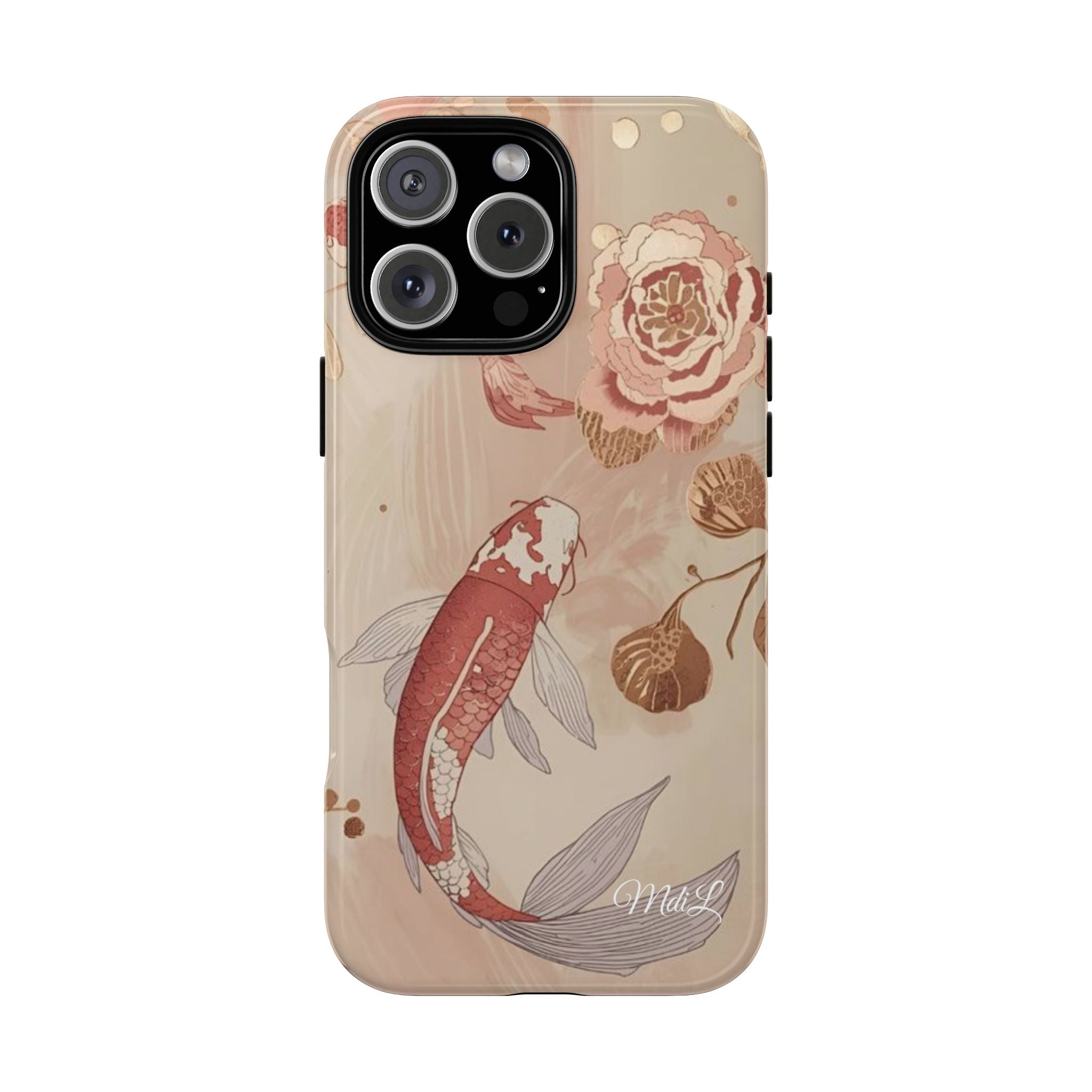 Rosy Koi Pond iPhone Case