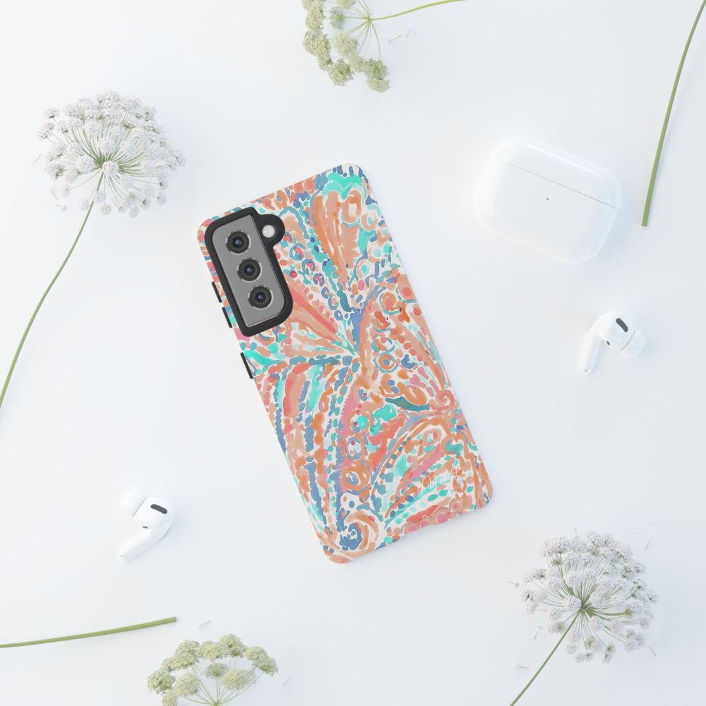 Coral & Teal
