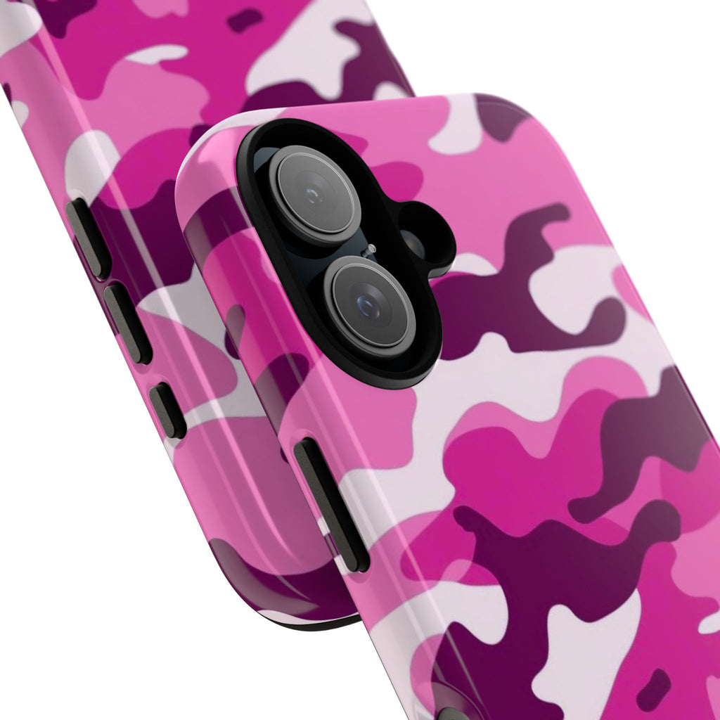 Magenta Camo iPhone Case