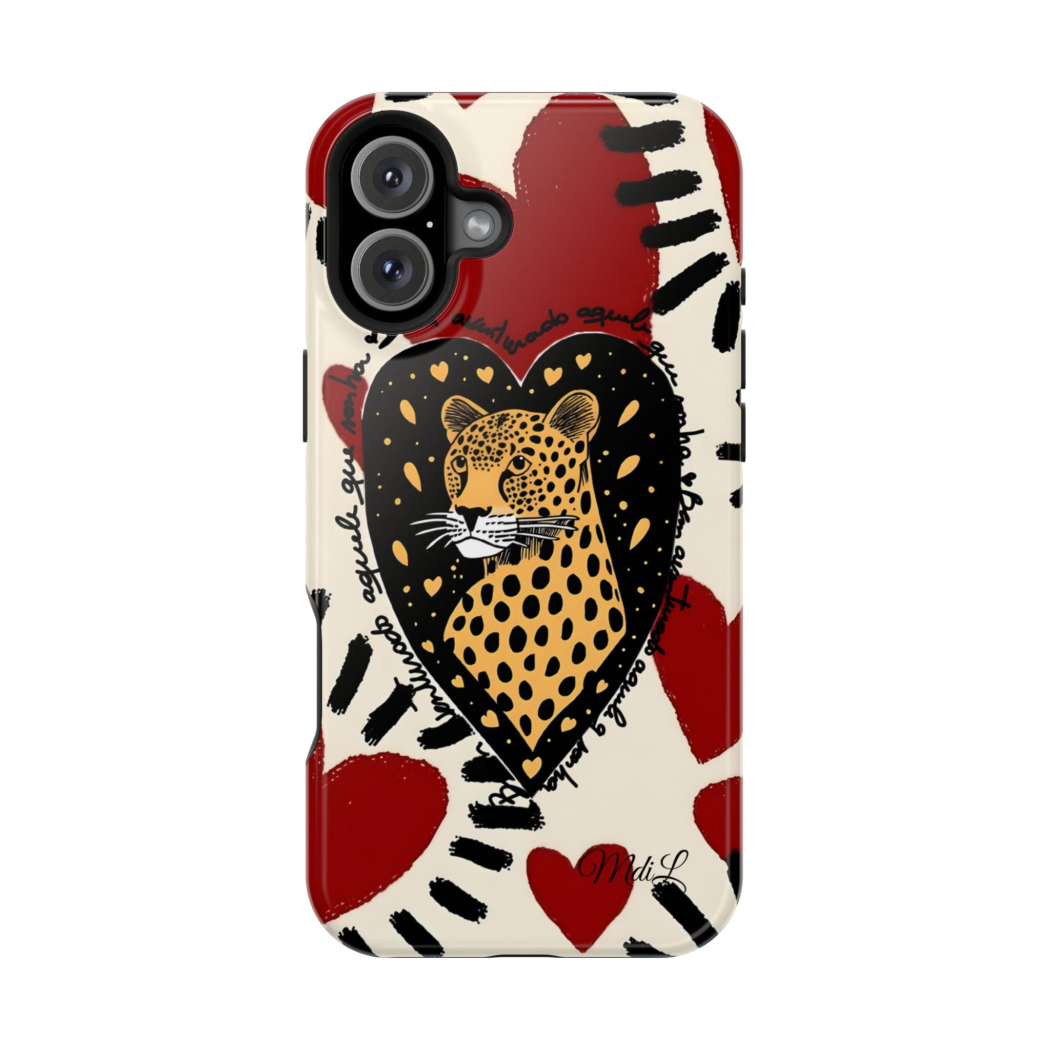 Leopard Hearts MagSafe