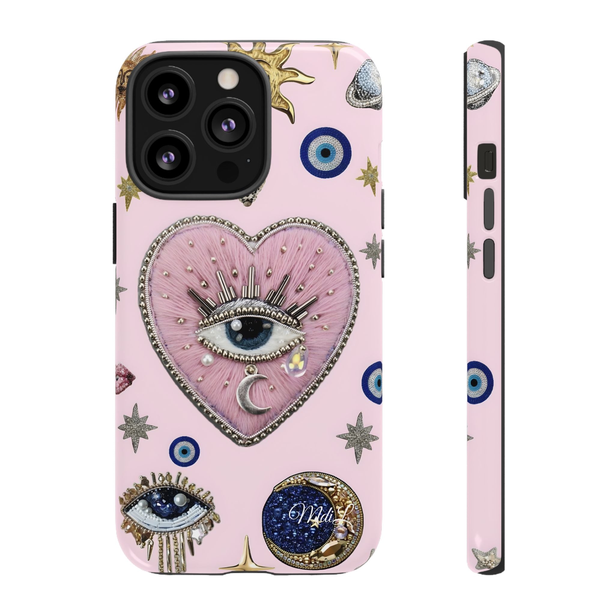 Evil Eye | Pink Heart - Mare di Luna