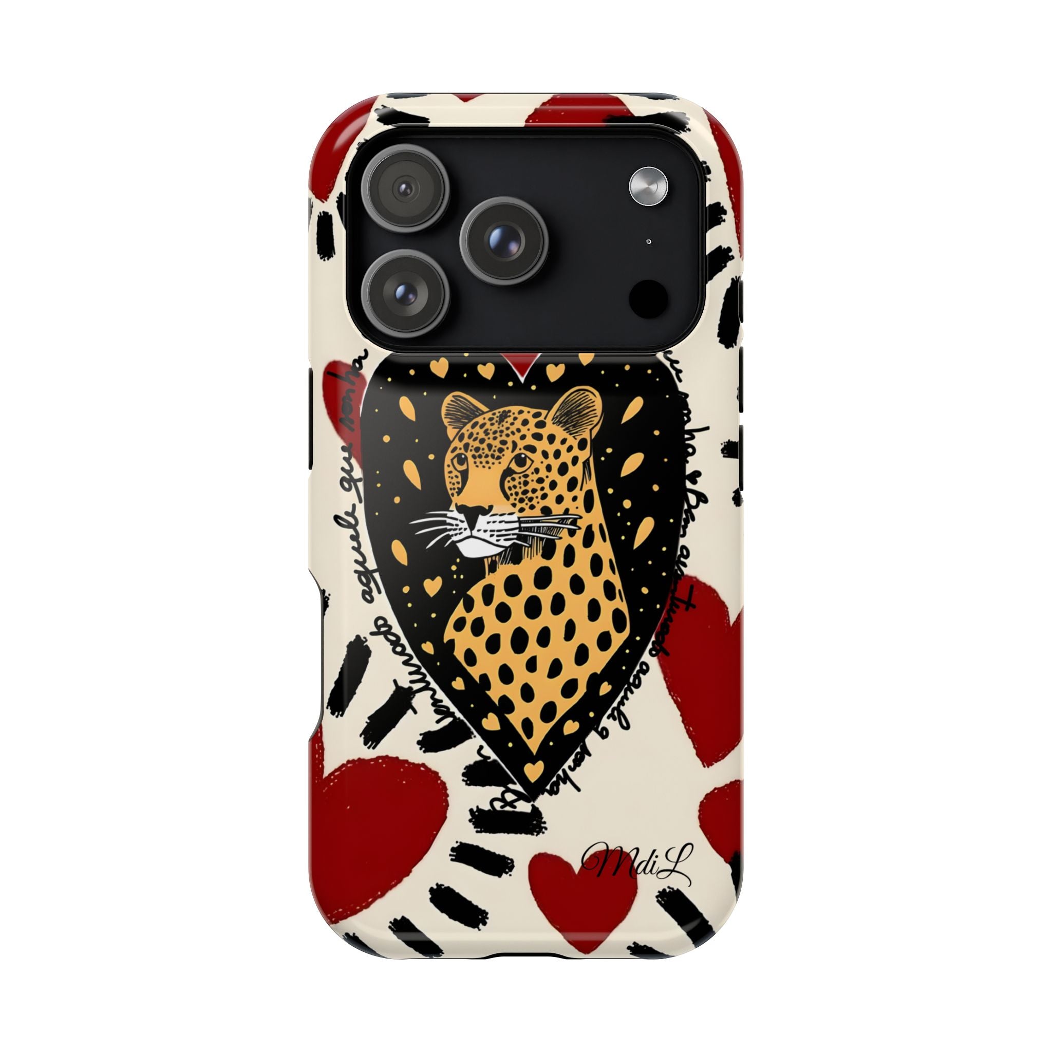 Leopard Hearts MagSafe