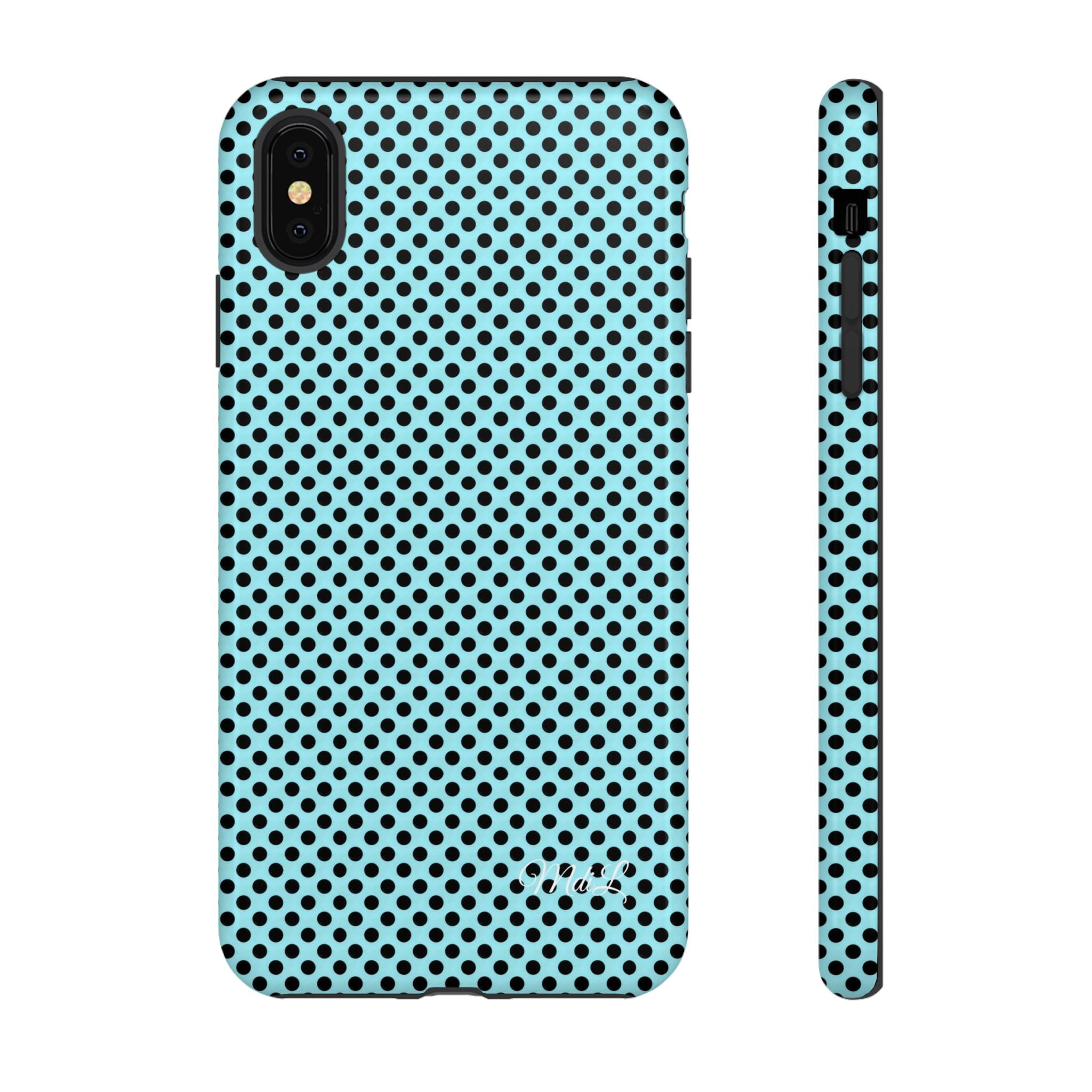 Polka Dots | Black and Blue - Mare di Luna