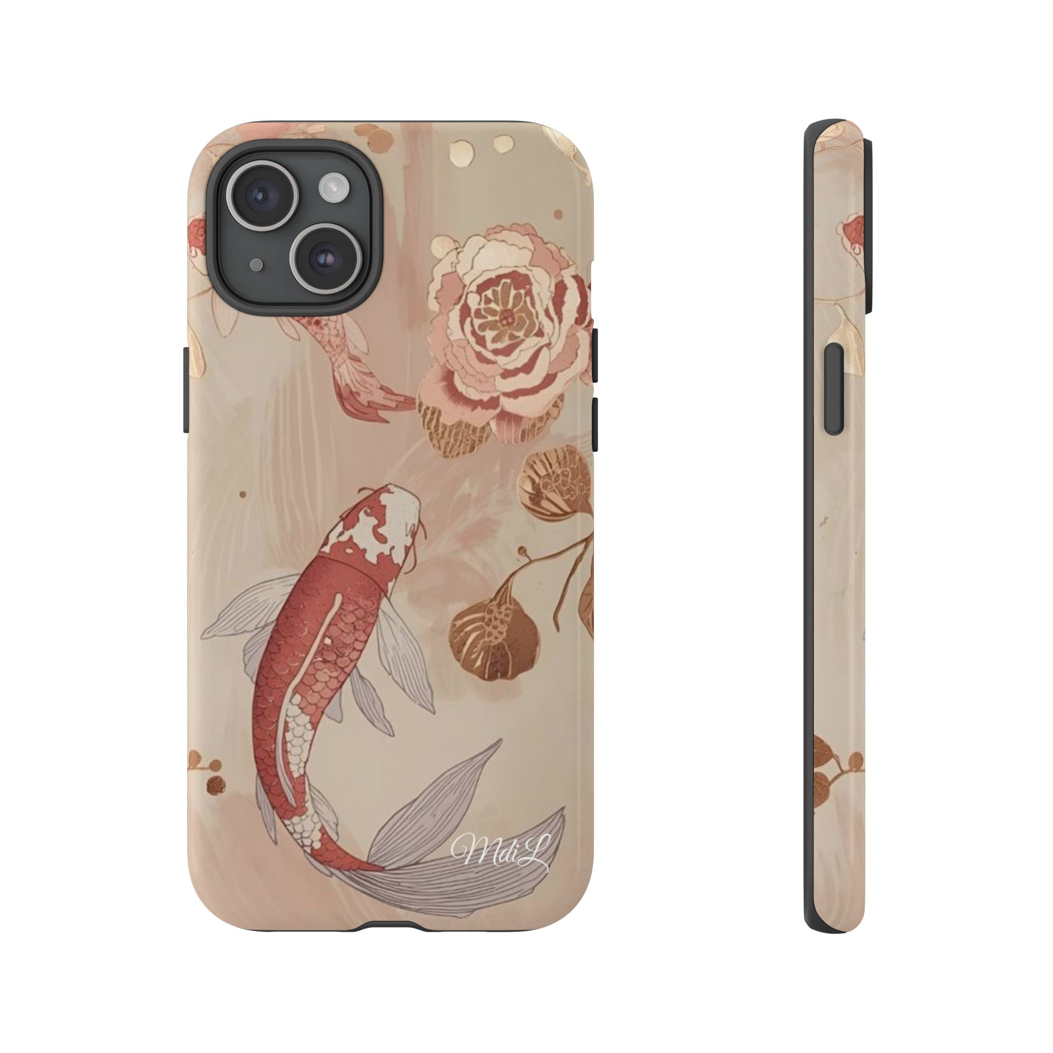Rosy Koi Pond iPhone Case