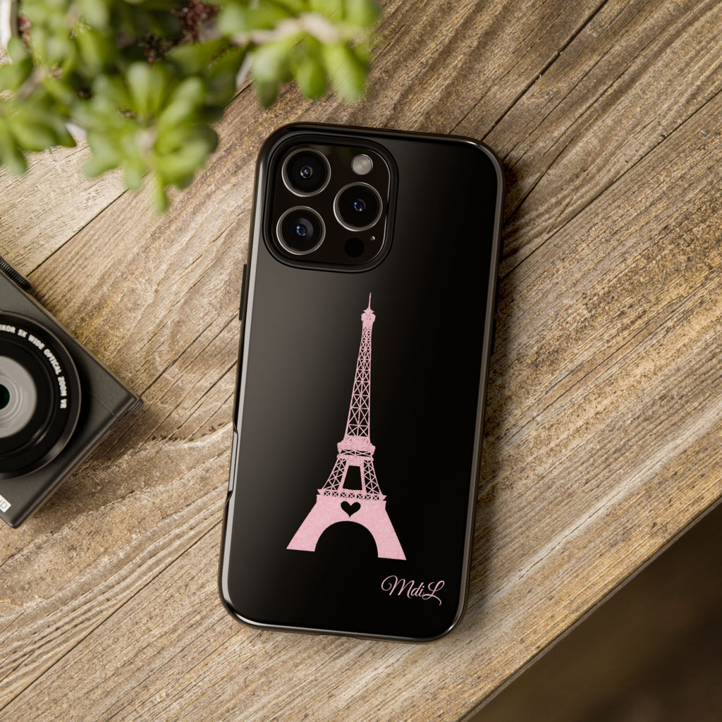 Eiffel Tower | Pink & Black - Mare di Luna