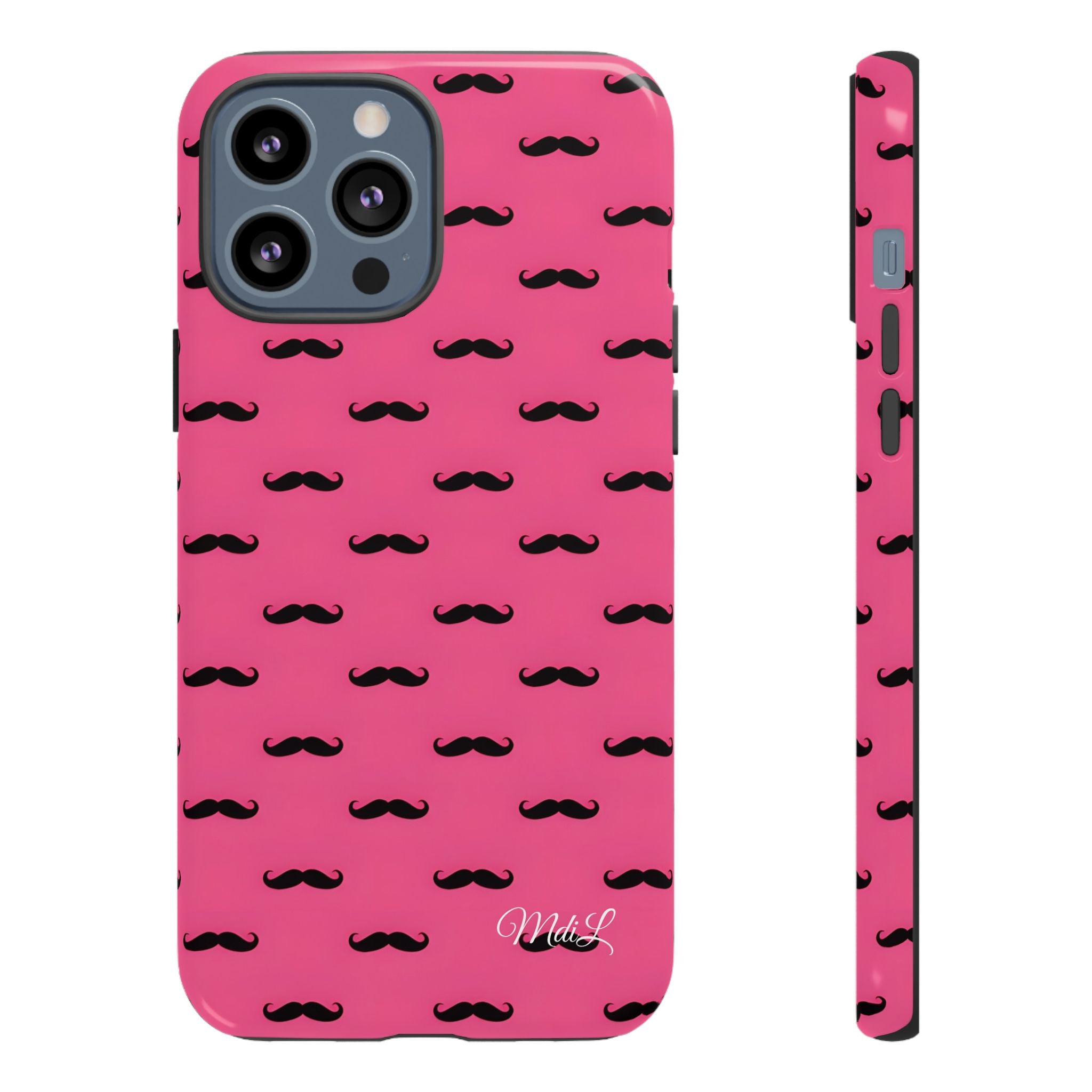 Pink Moustache iPhone Case