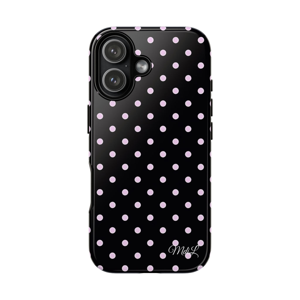 Polka Dots | Pink and Black - Mare di Luna