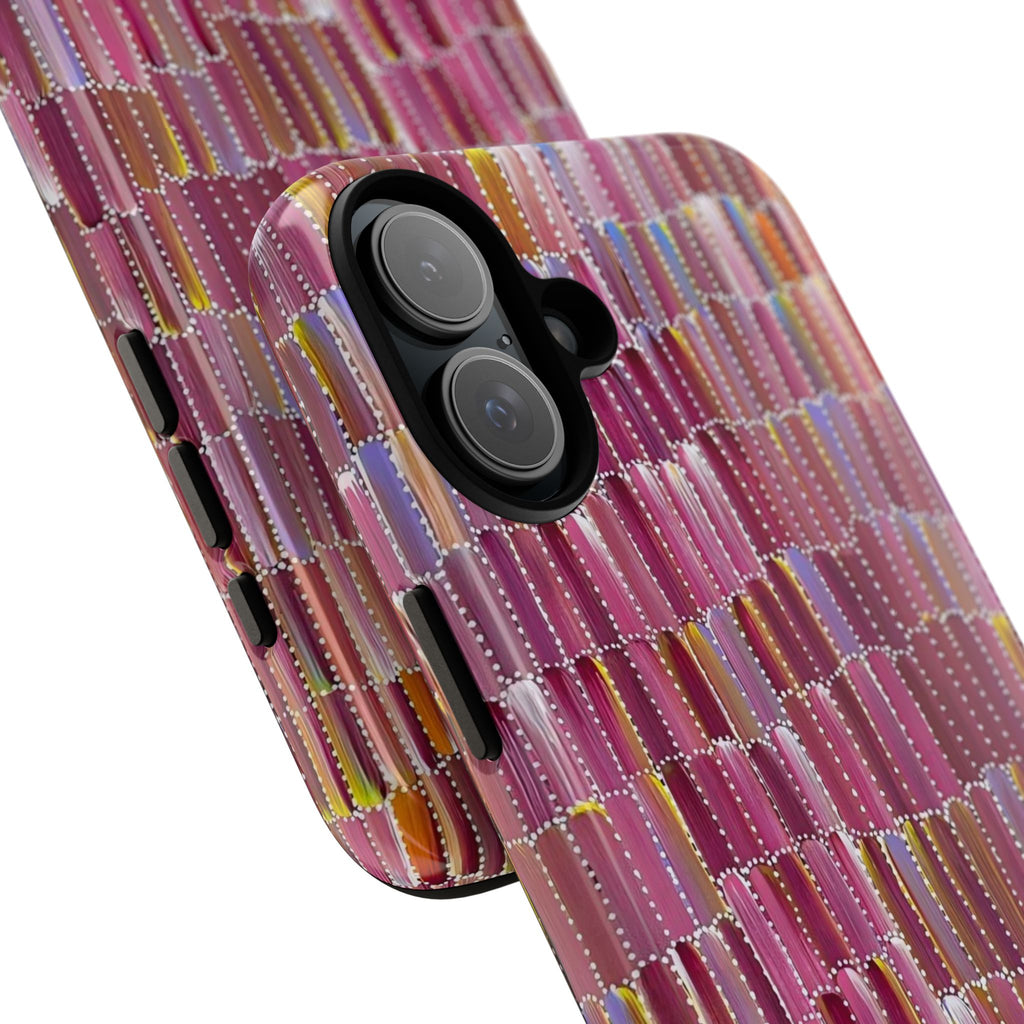 Watercolor Diamonds | Pink and Red - Mare di Luna