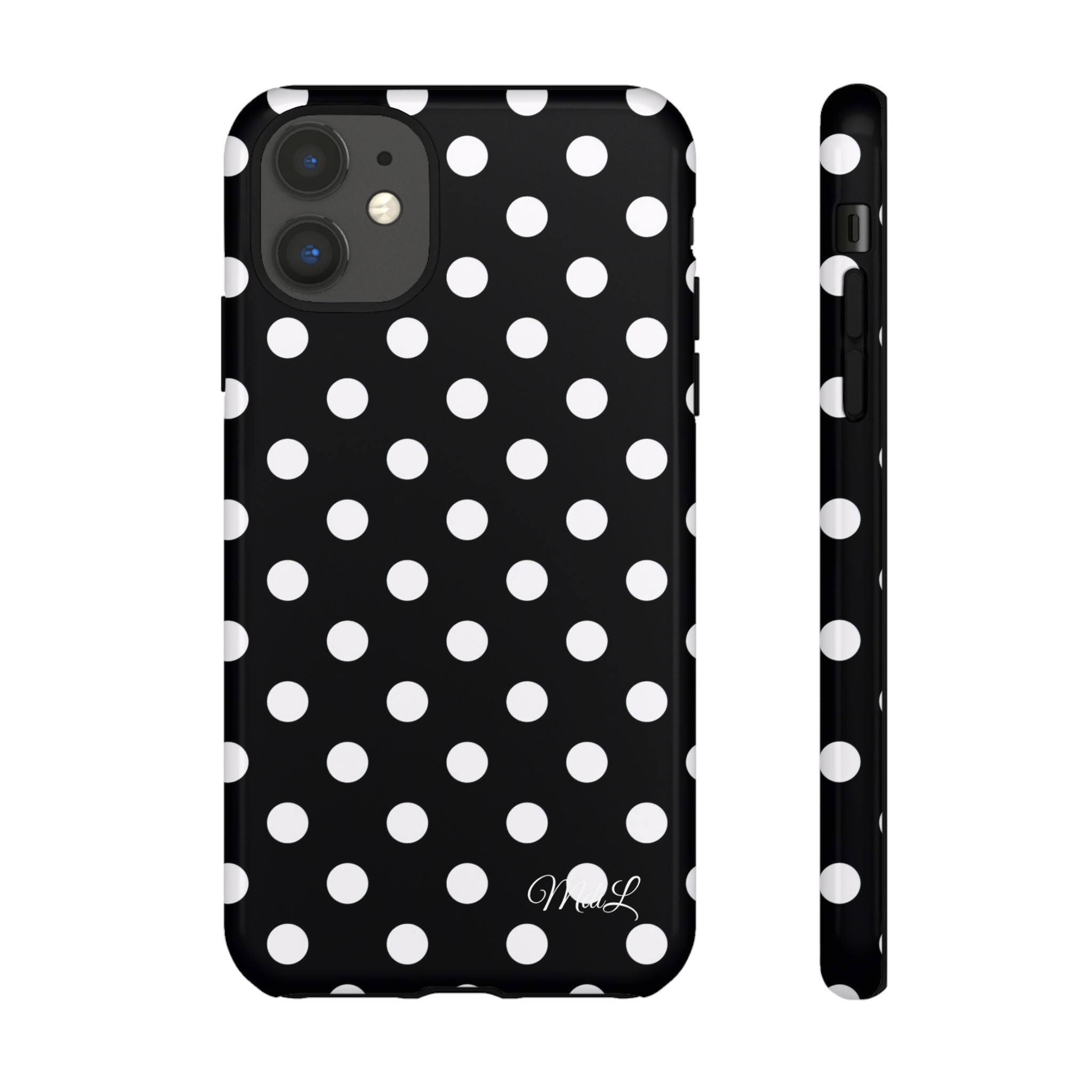 Polka Dots | White and Black - Mare di Luna