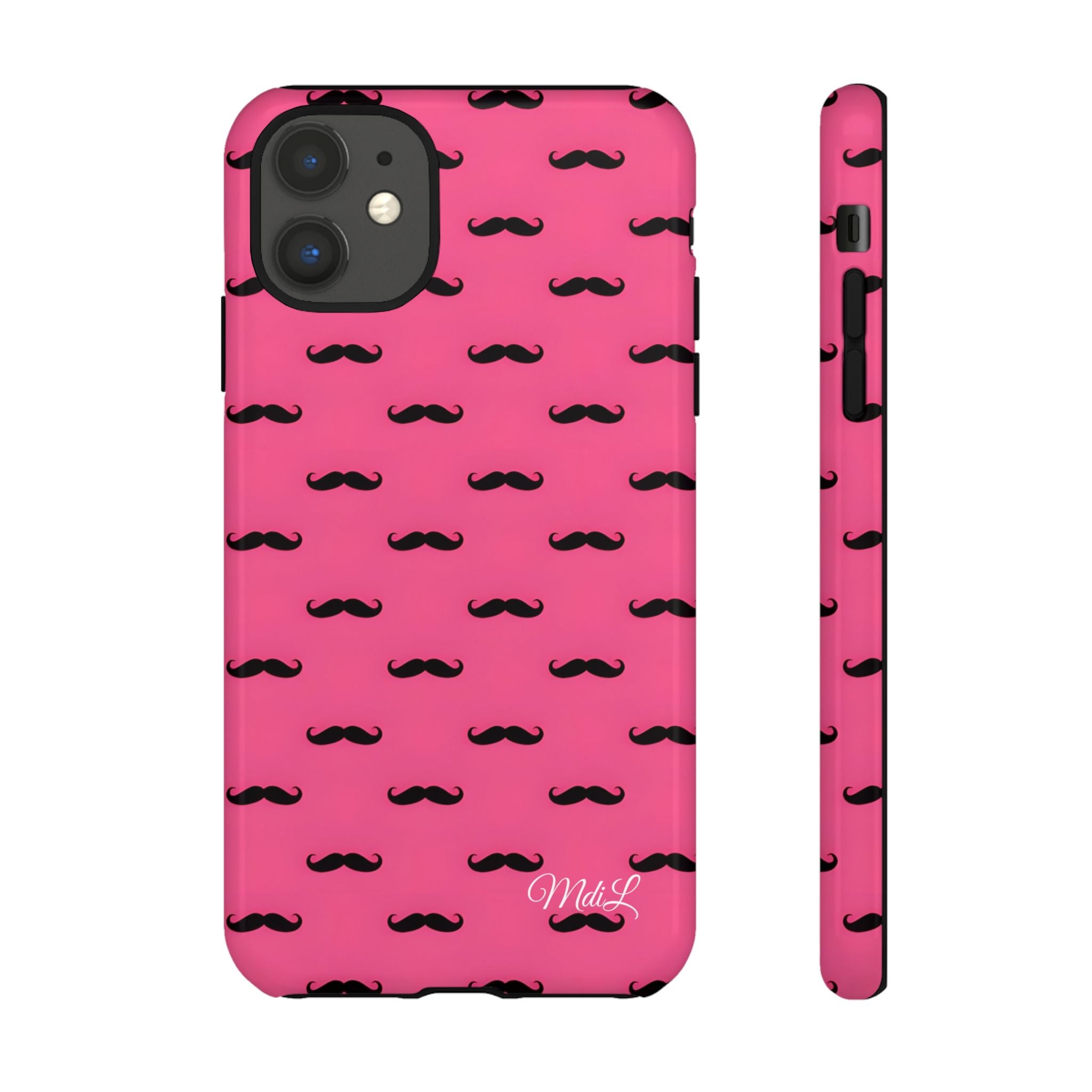 Pink Moustache iPhone Case
