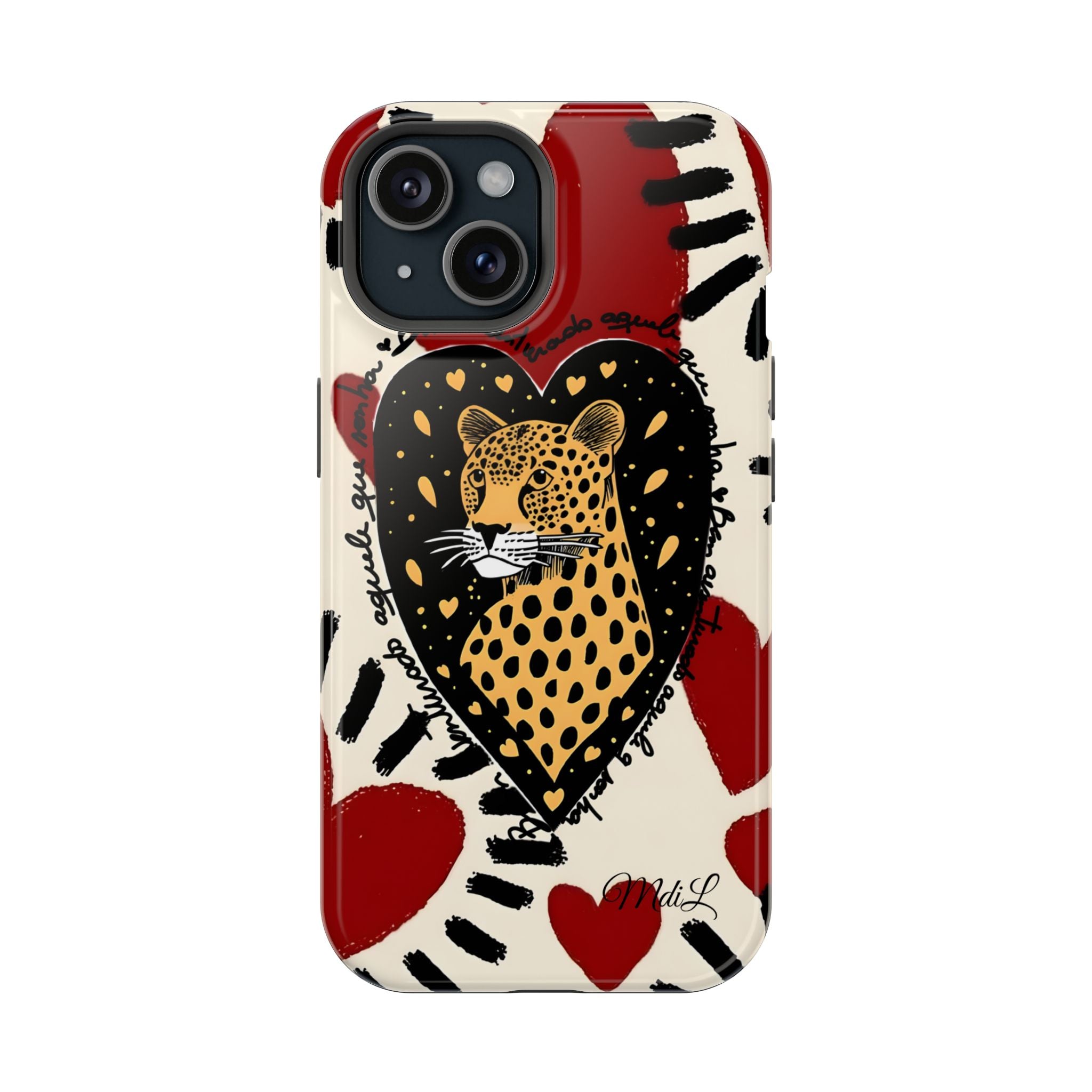 Leopard Hearts MagSafe