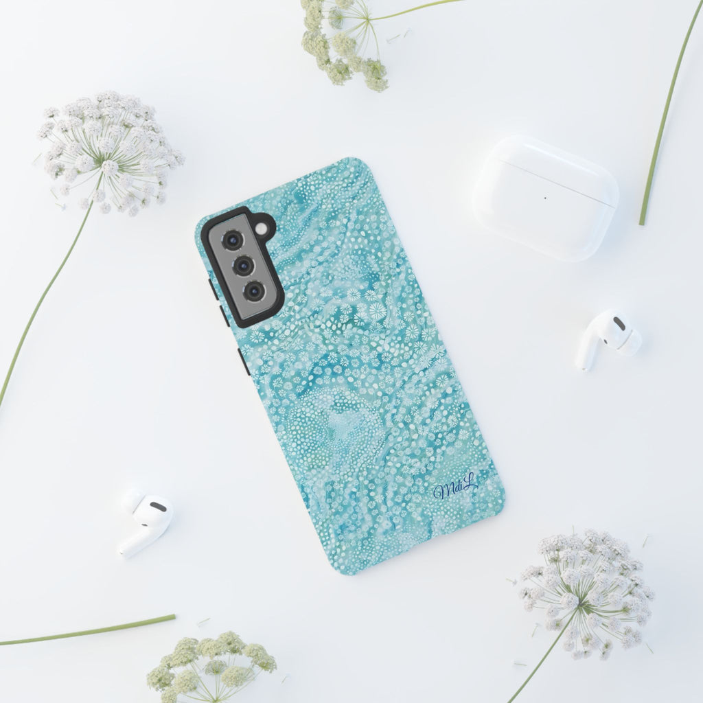 Teal Florals