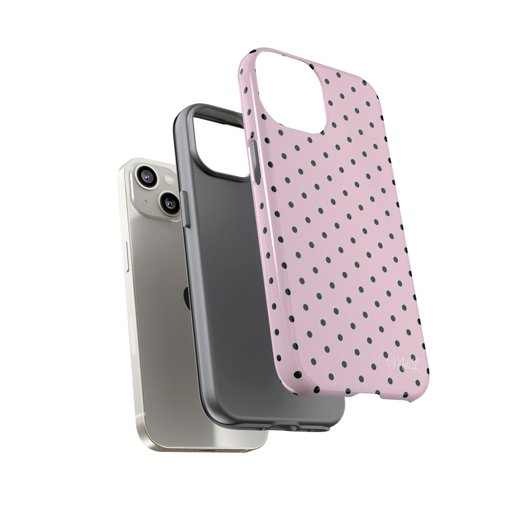Polka Dots | Pink and Black - Mare di Luna