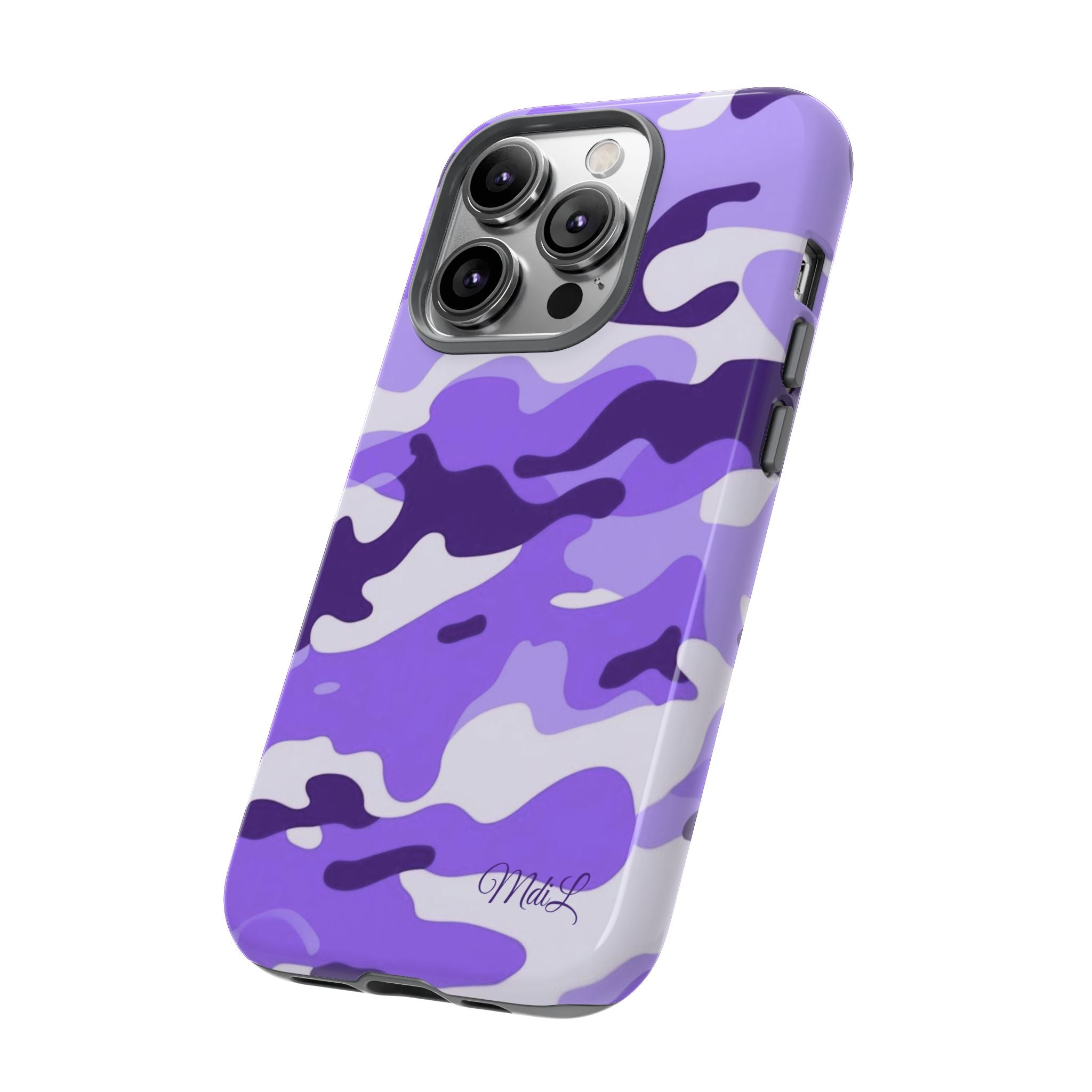 Purple Camo iPhone Case