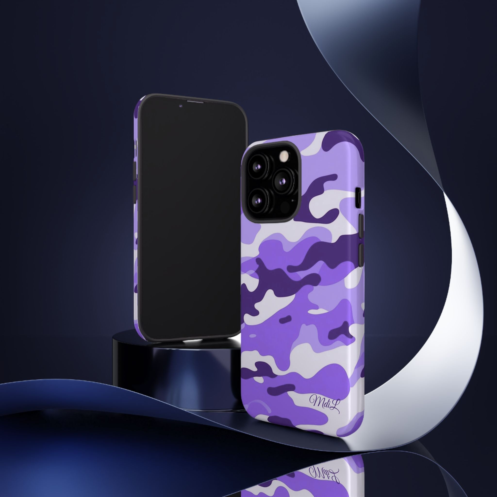 Purple Camo iPhone Case