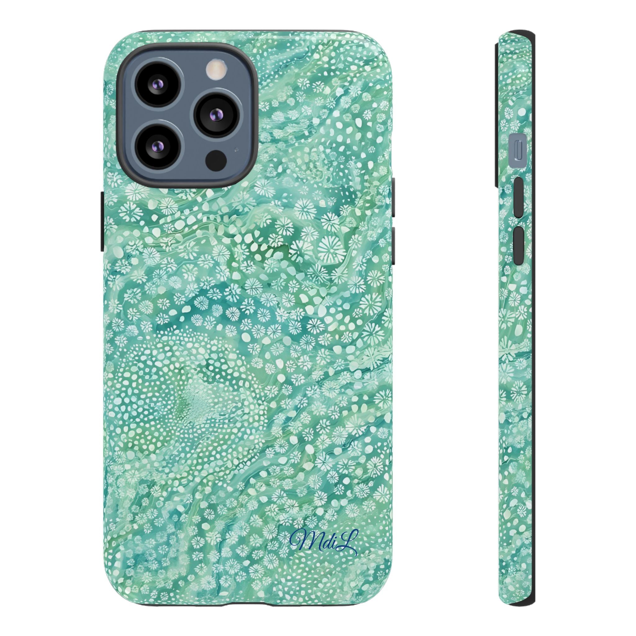 Teal Florals