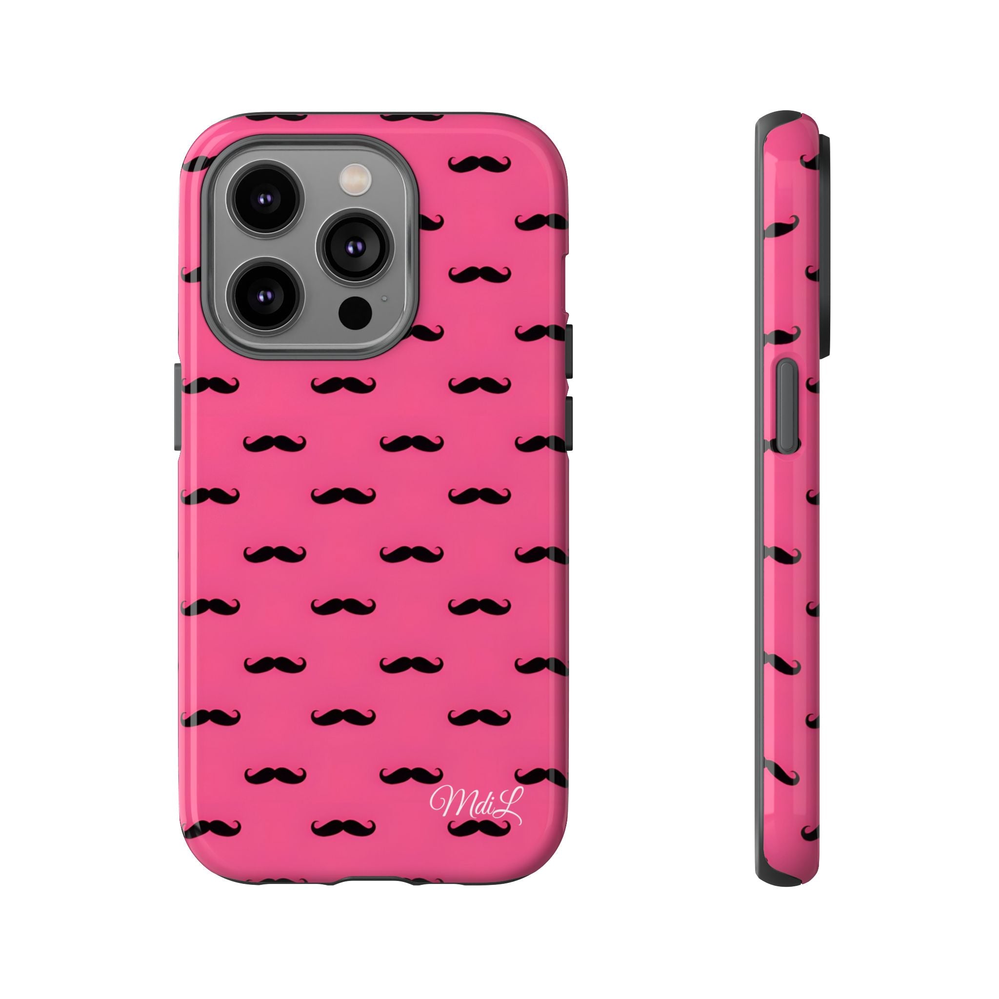 Pink Moustache iPhone Case