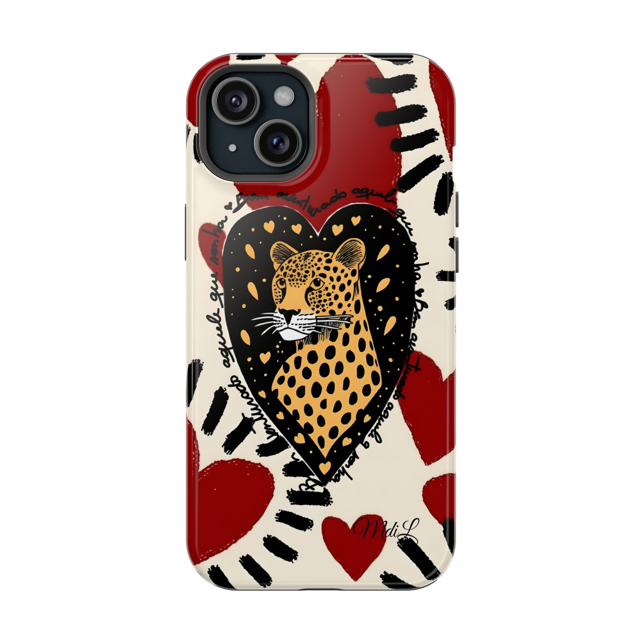 Leopard Hearts MagSafe