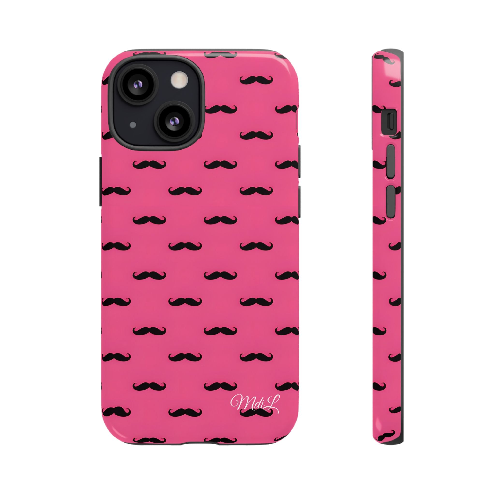Pink Moustache iPhone Case