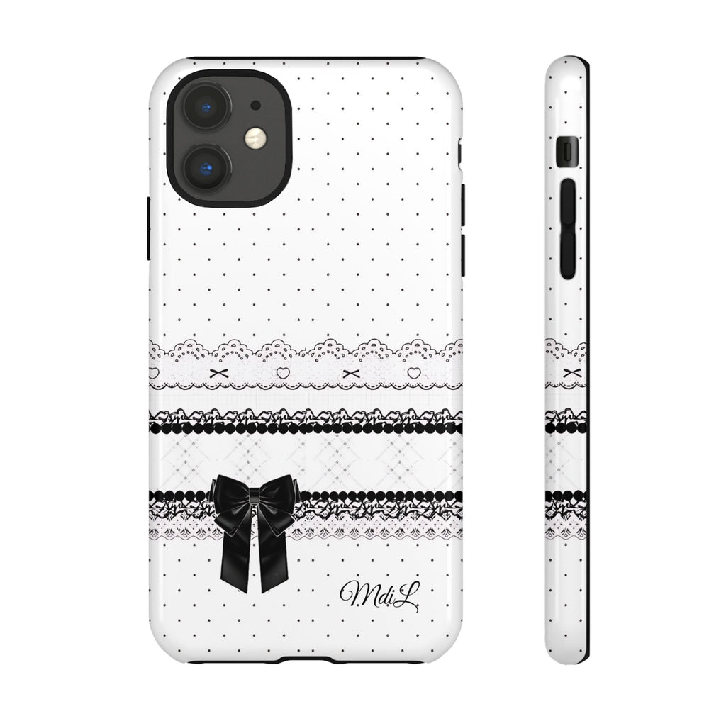 Dotted Lace | Black and White - Mare di Luna