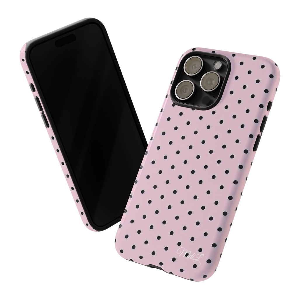 Polka Dots | Pink and Black - Mare di Luna